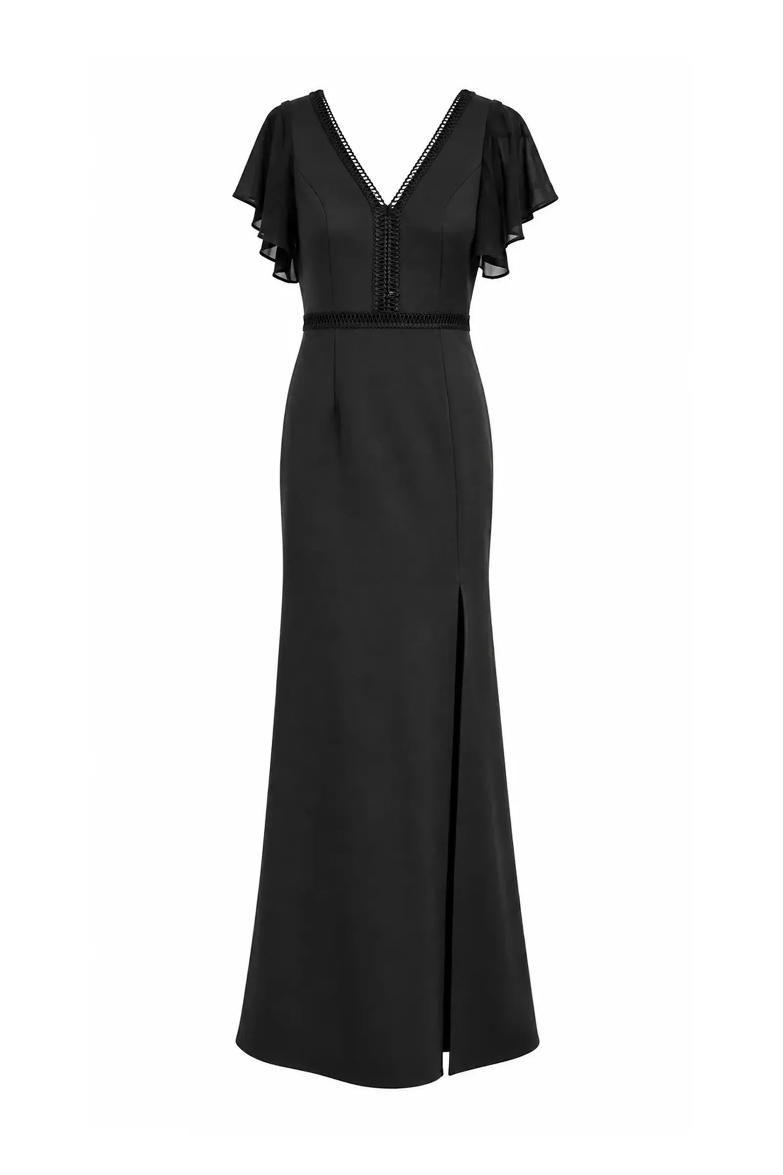 Fustan flutter sleeves