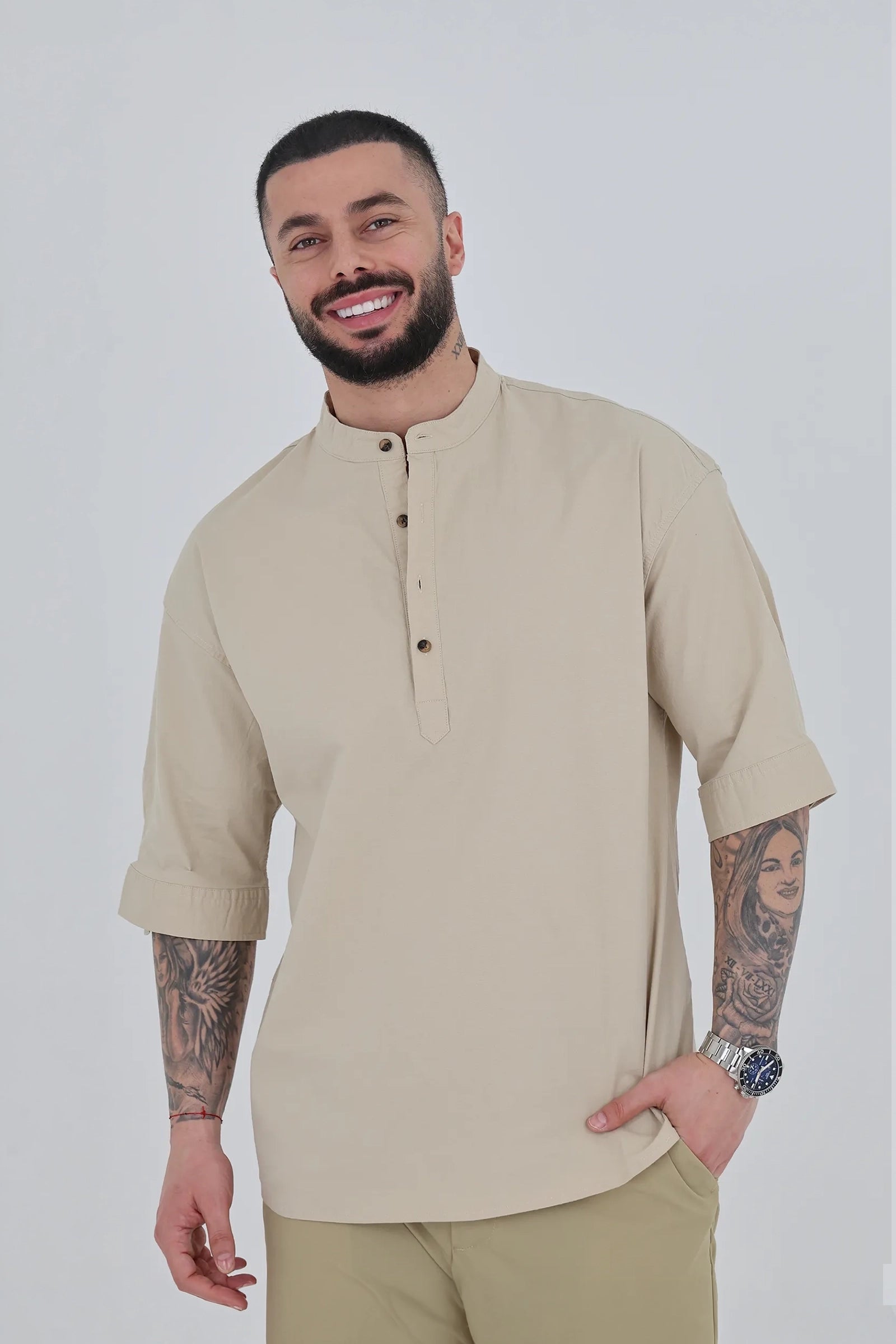 Kemishe popover shirt