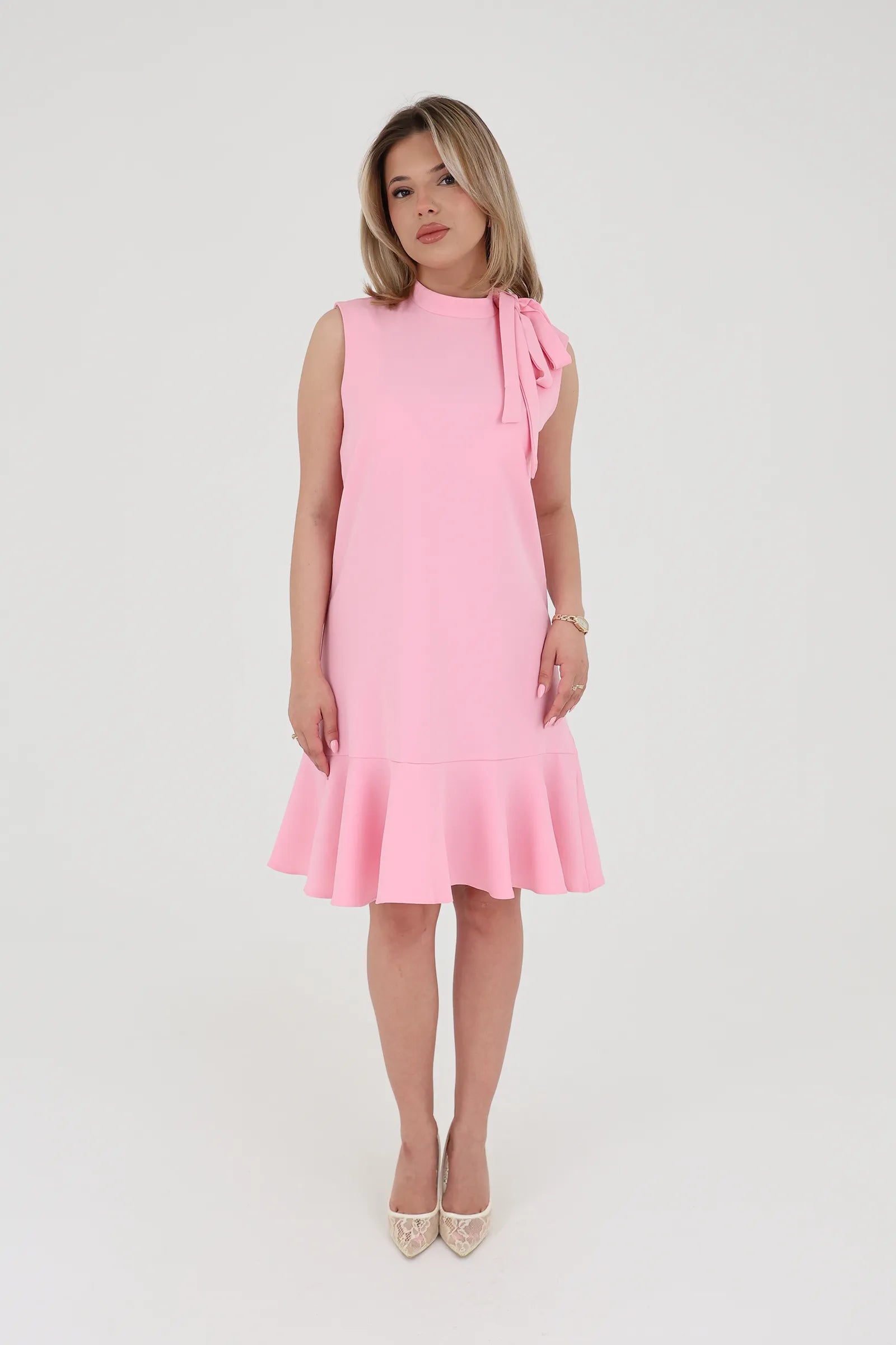 Fustan blush pink