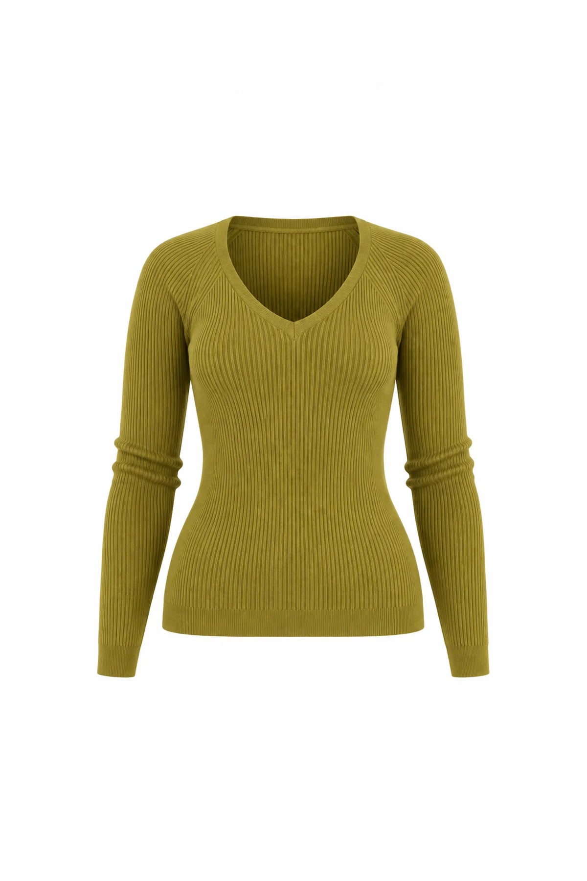 Bluze v-neck knit