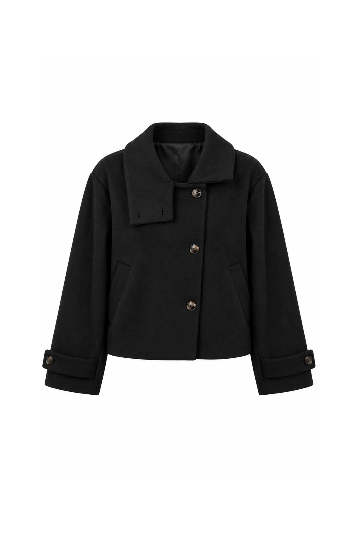 Pallto asymmetric wool