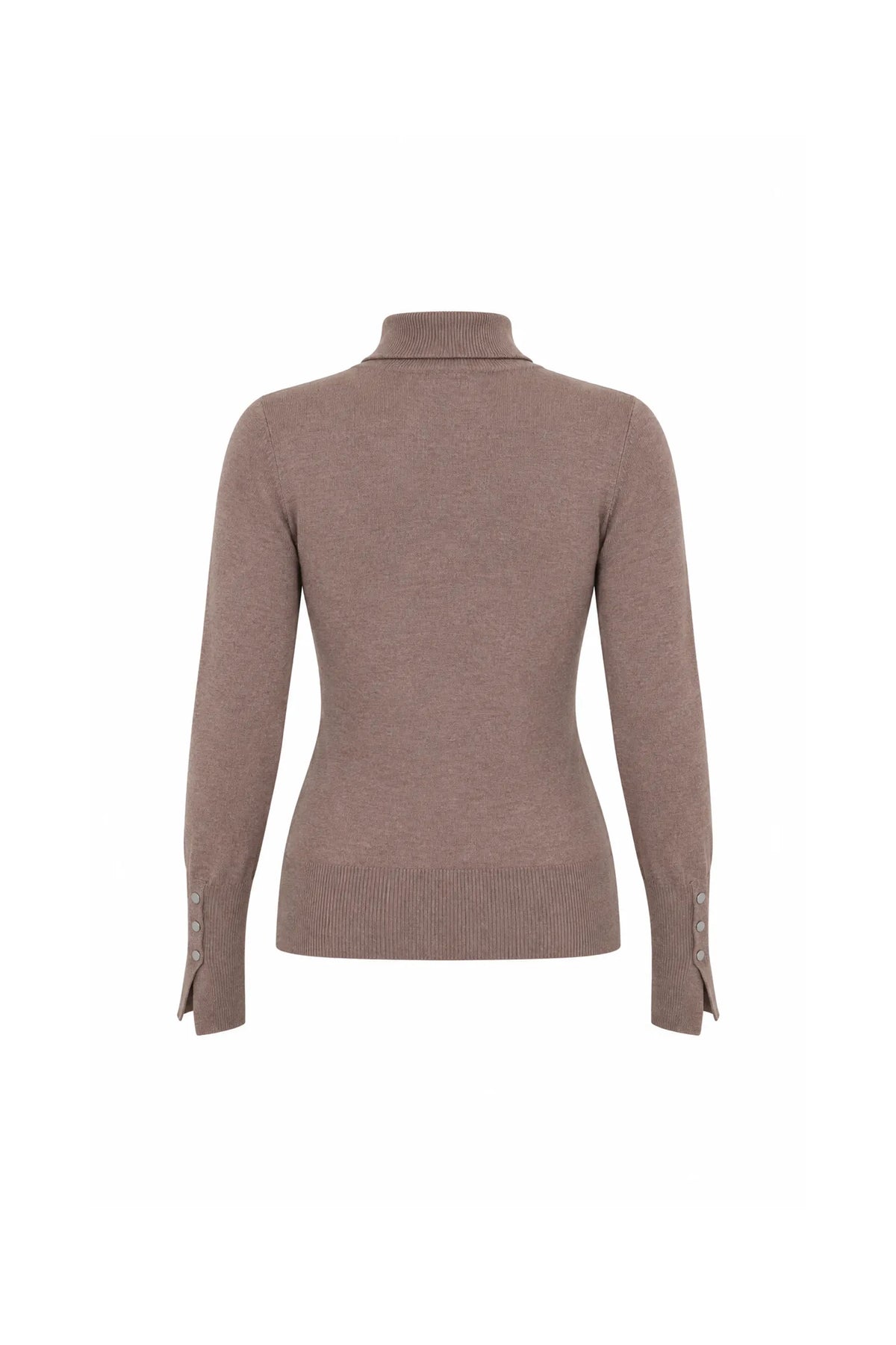 Rrollke mock neck top