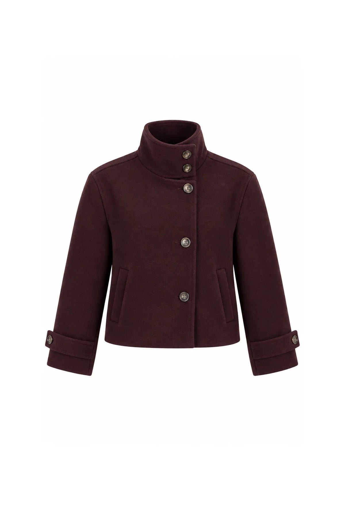Pallto asymmetric wool
