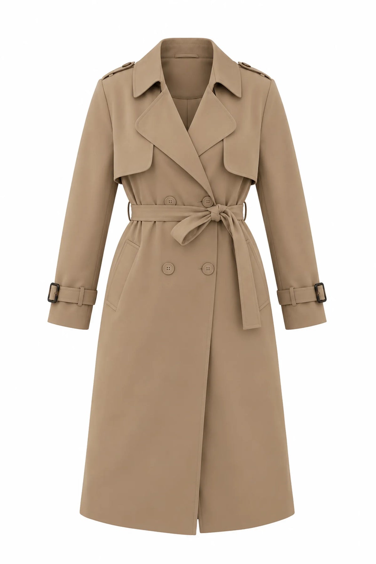 Mantil bellted trench