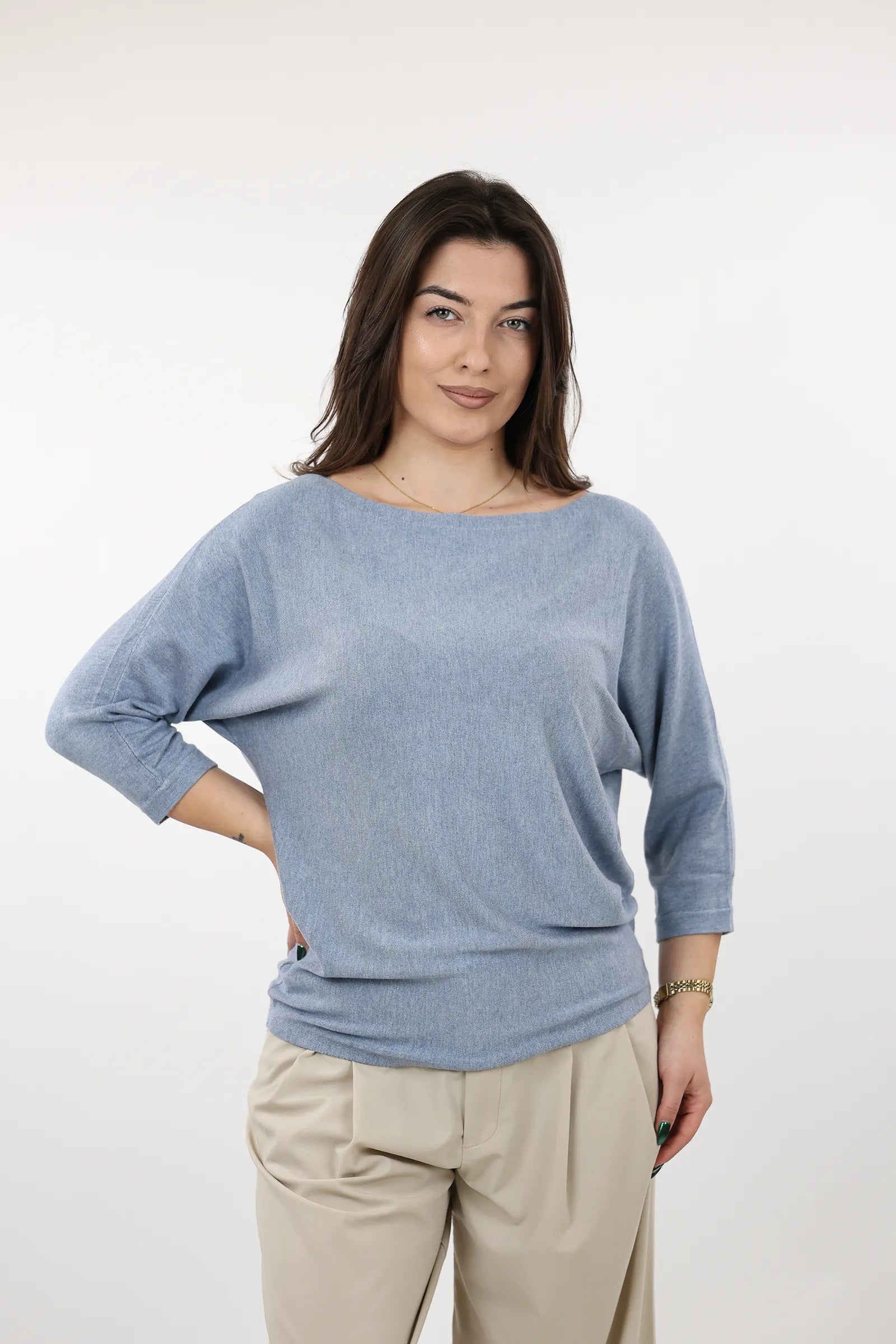 BLUZË Casual Knit Pullover