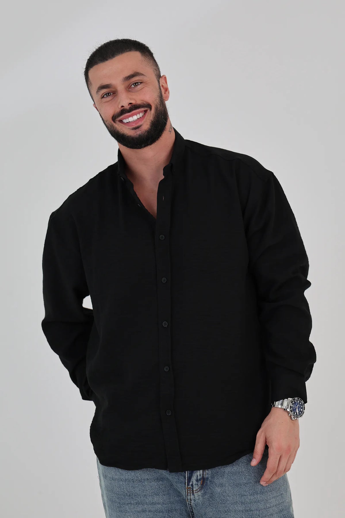 Kemishe linen button-down
