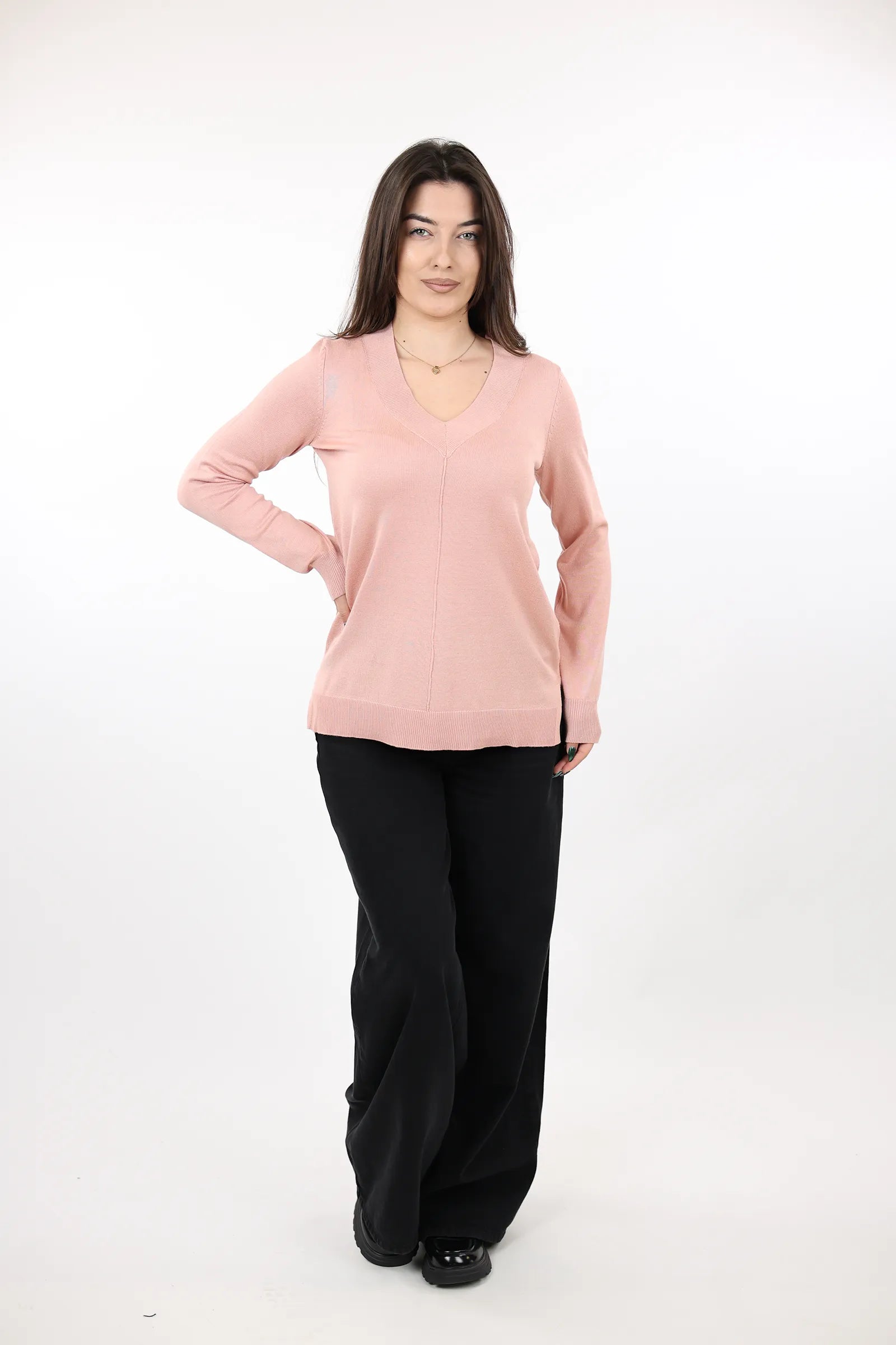 XHEMPER Merino V-Neck