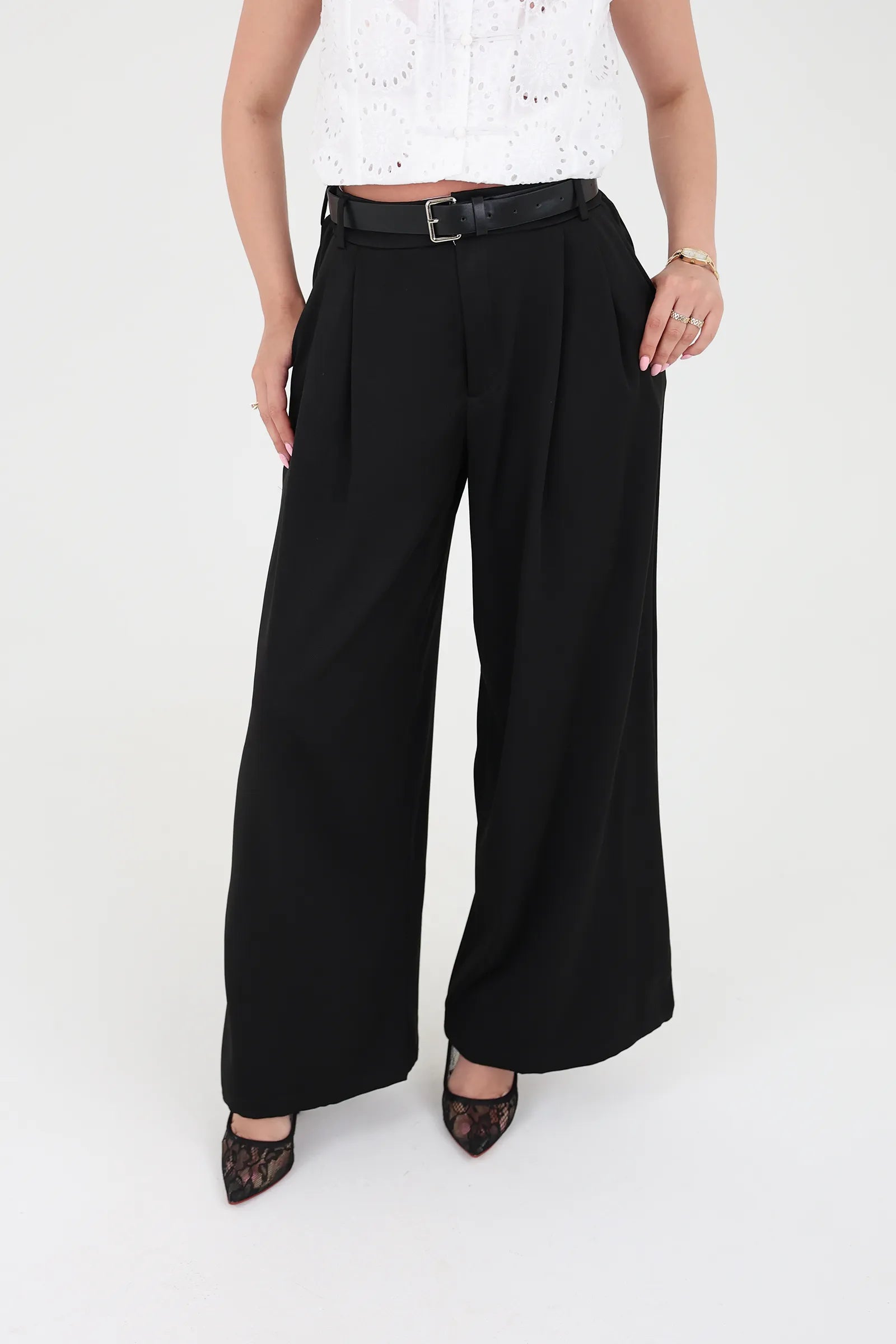 Pantallona flowy wide