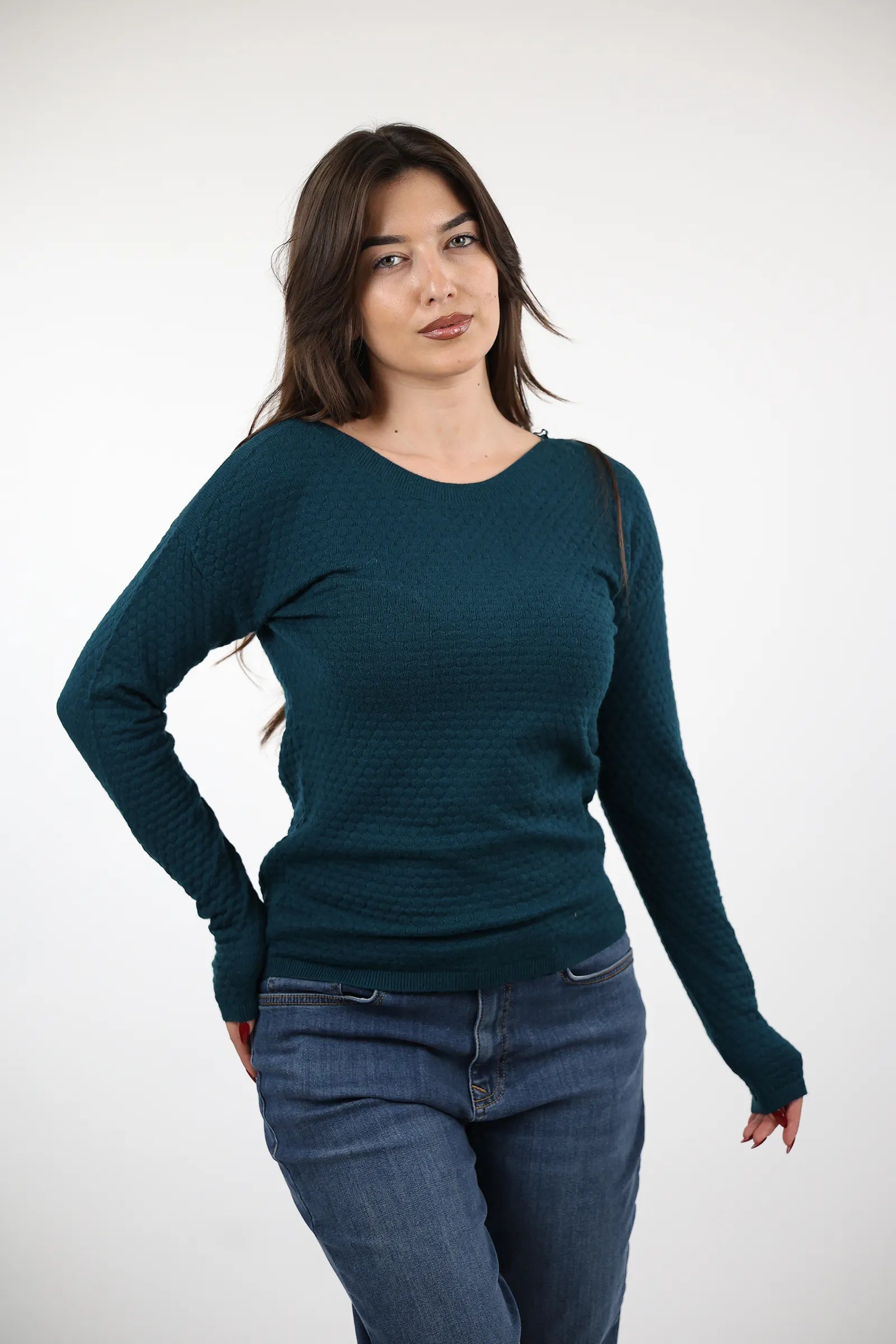 BLUZË Honeycomb Knit