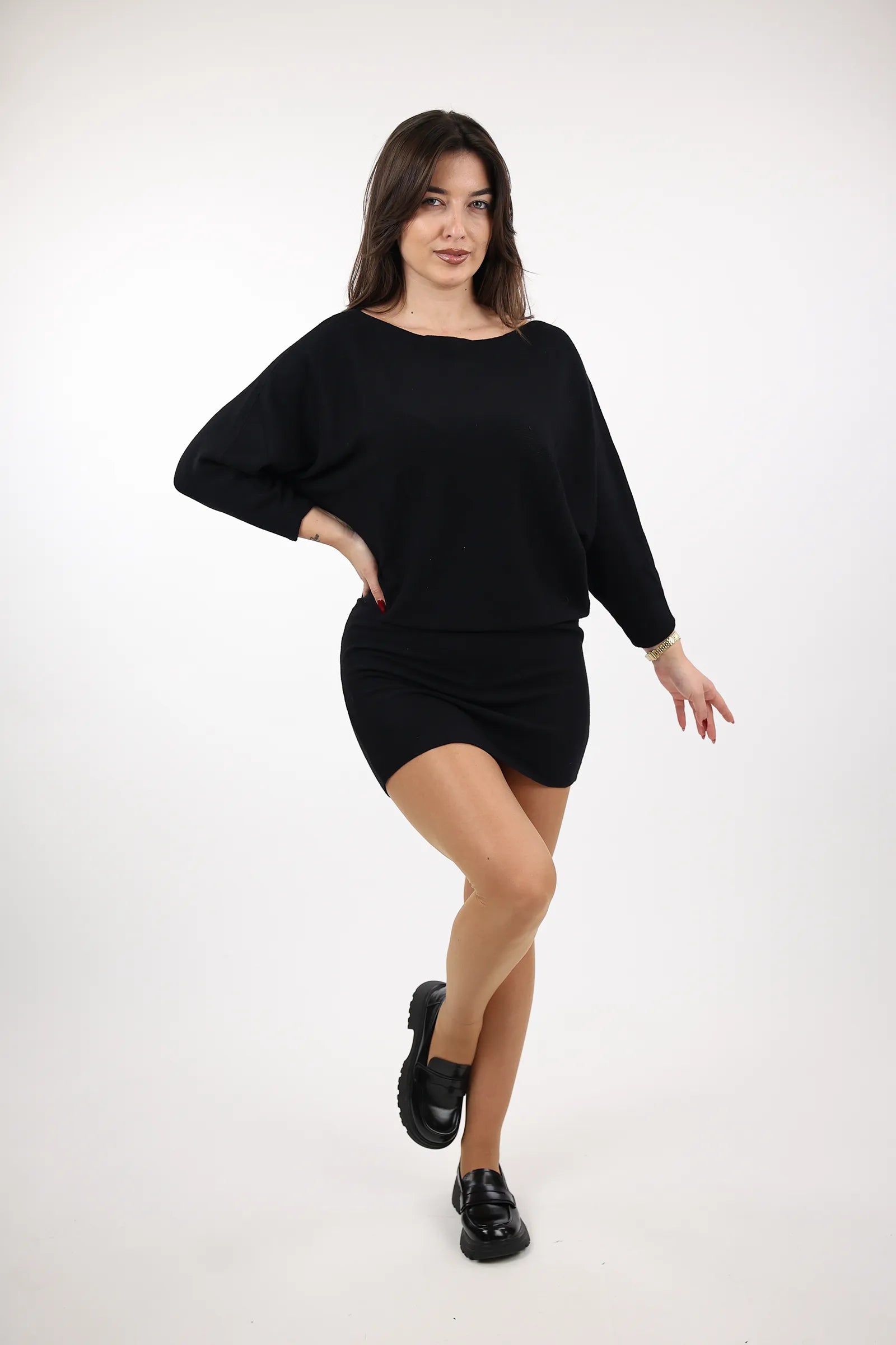 XHEMPER Batwing Dress