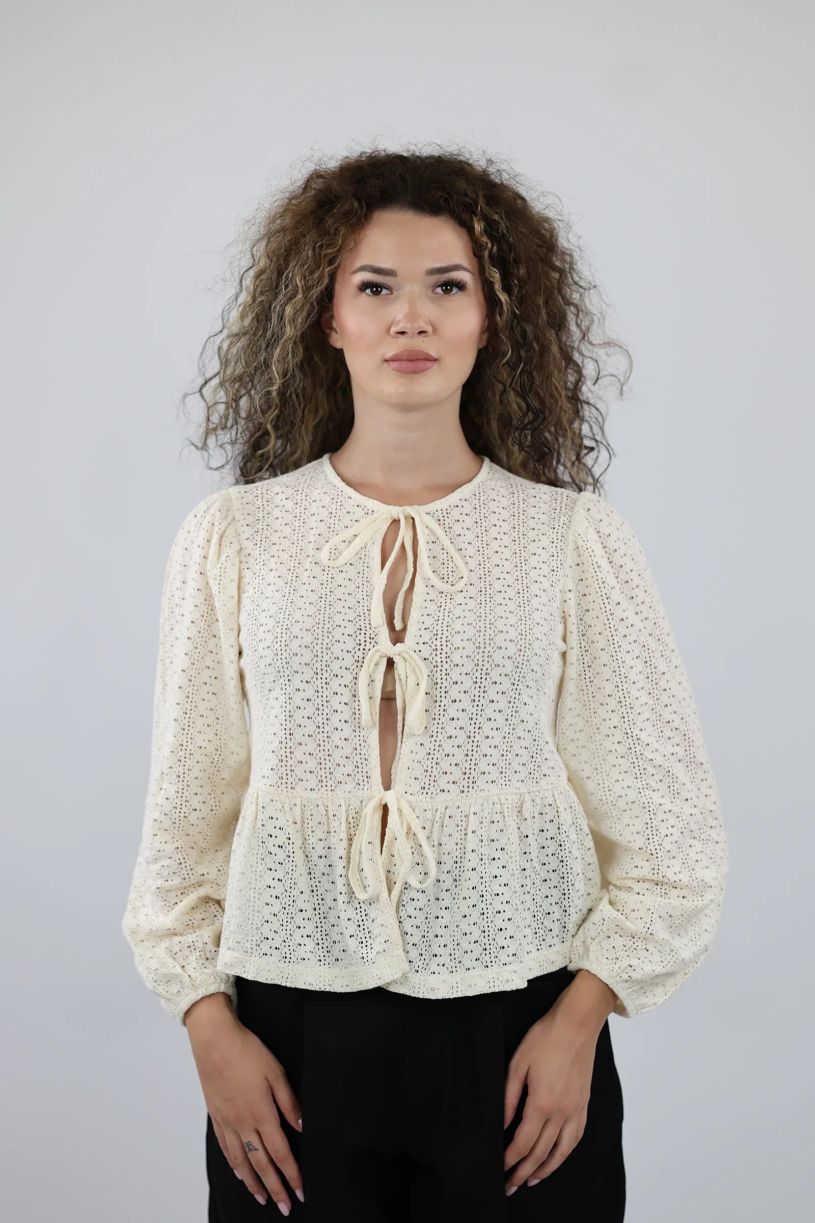 BLUZË OPEN FRONT