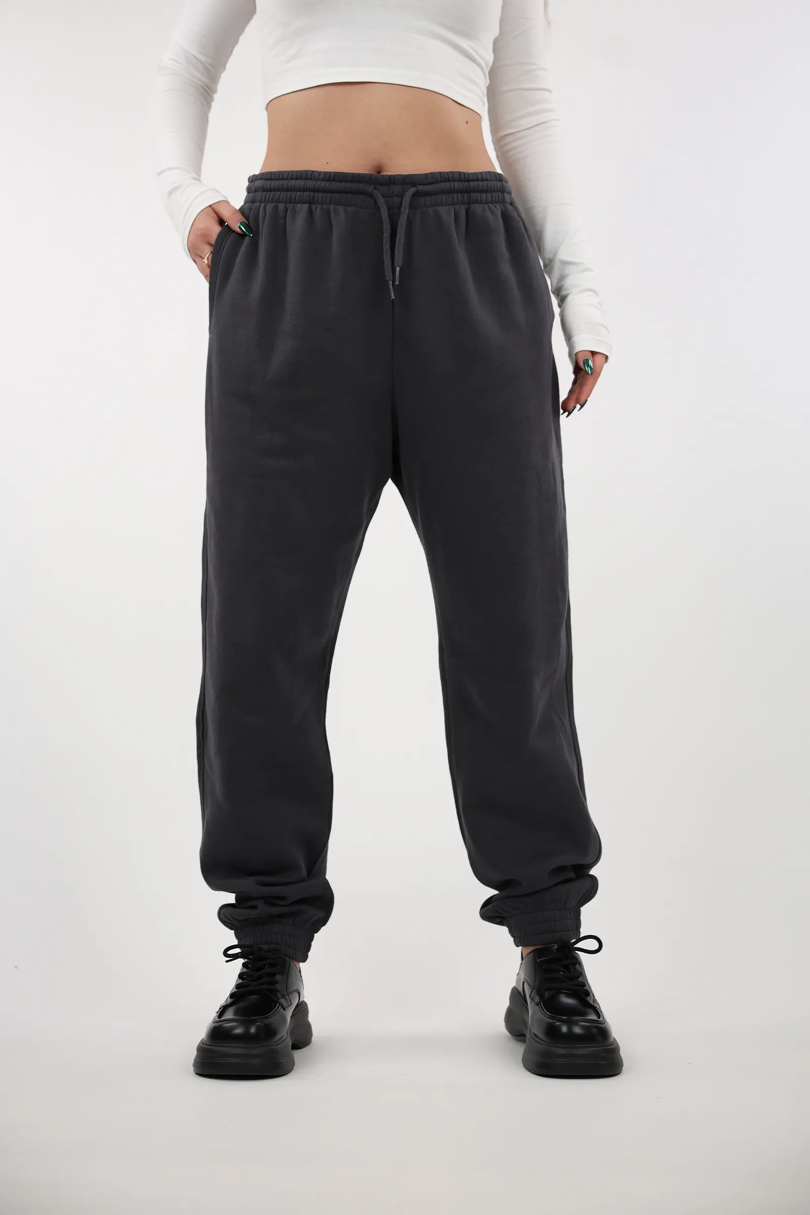 TRENERKA elastic waist fleece