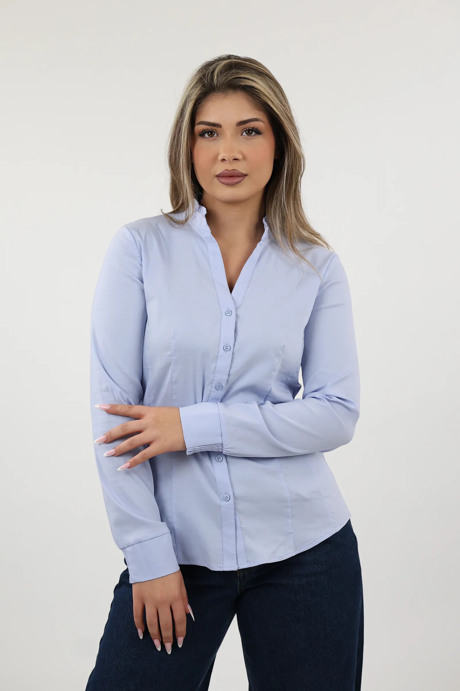 KËMISHË STAND UP COLLAR