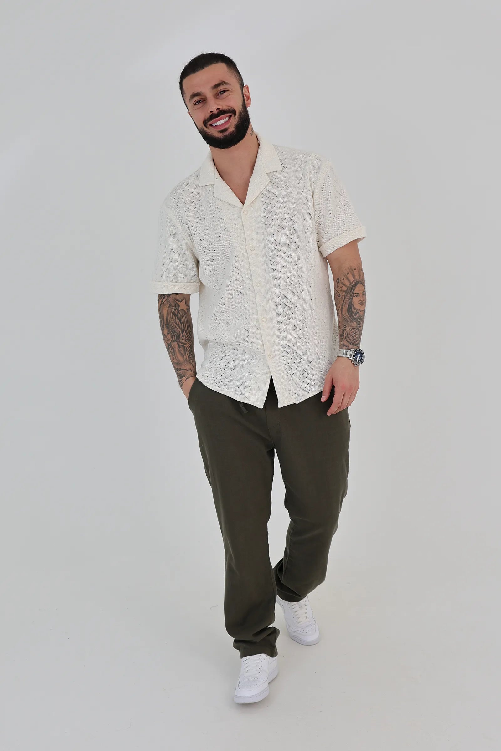 Pantallona flat front