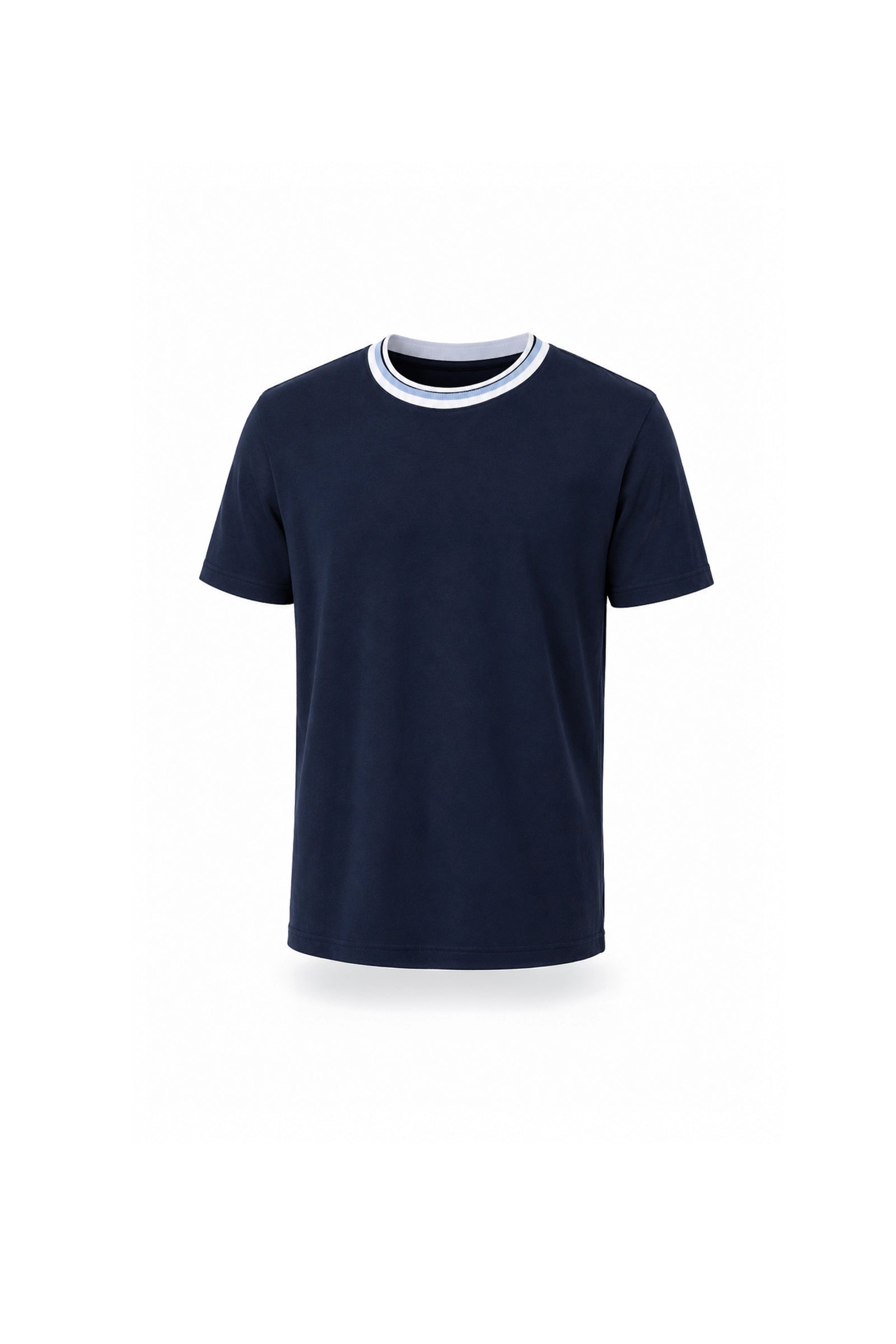 Maice contrast ribbed neck
