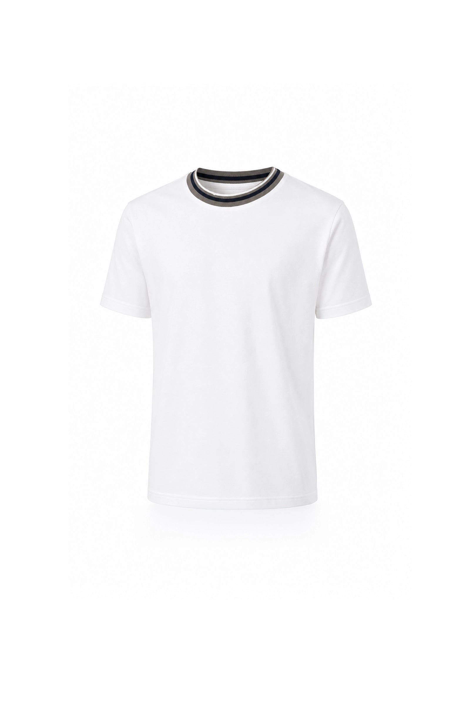 Maice contrast ribbed neck