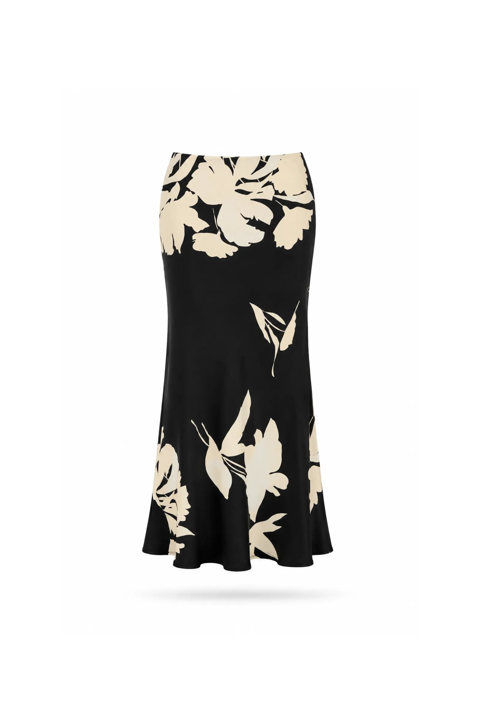 Fund floral satin