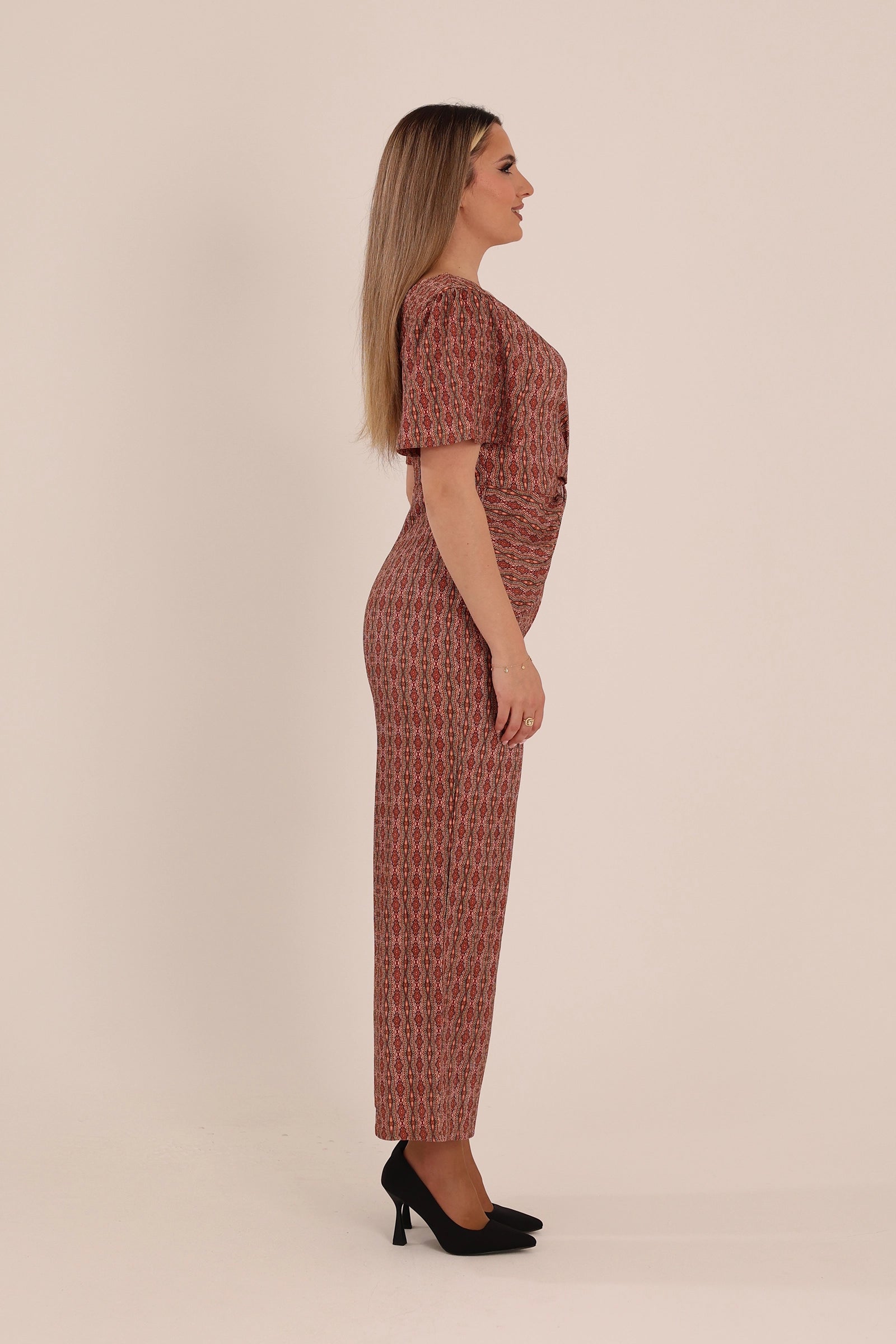 Kombinezon twist front printed