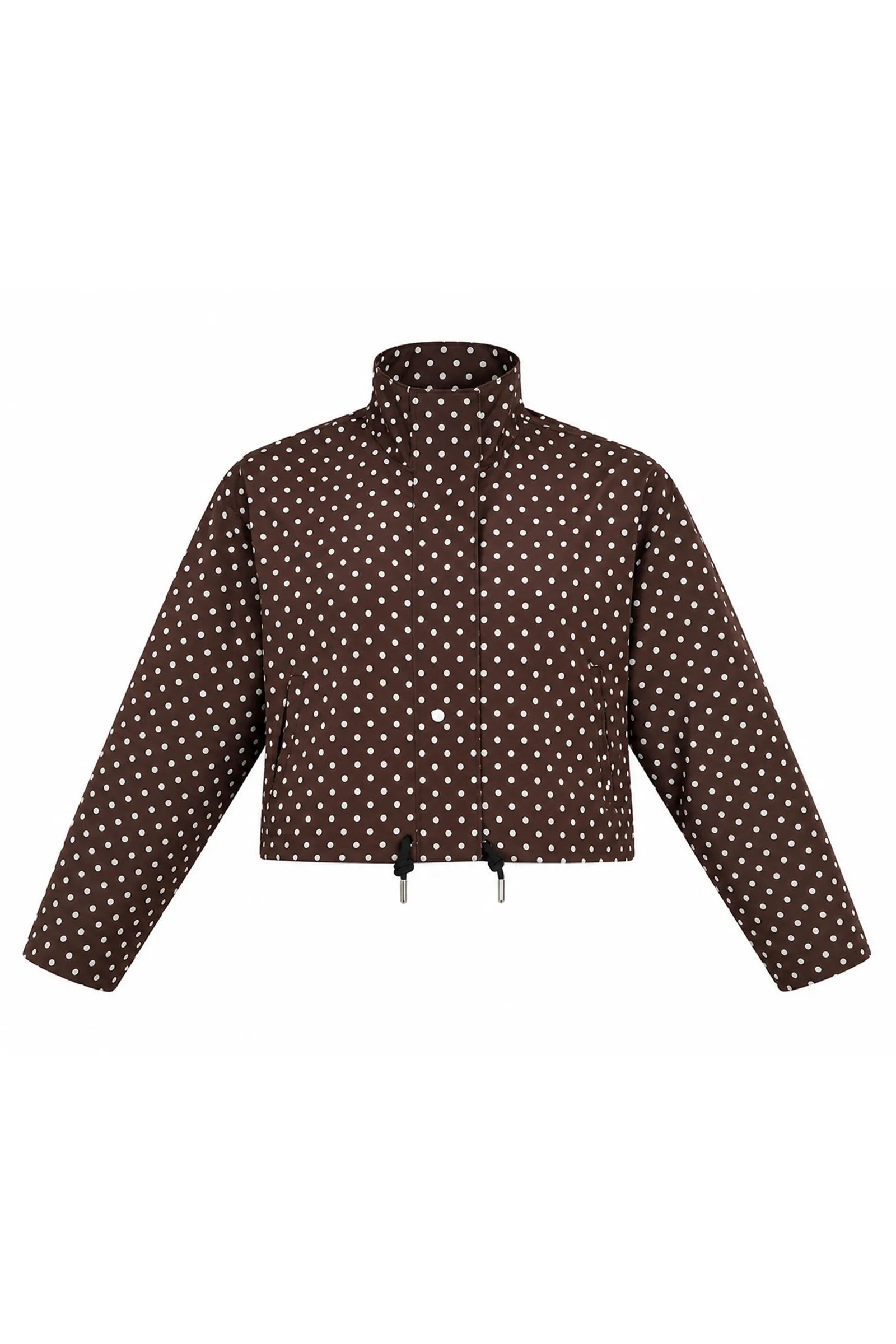 Jakne brown crop coat