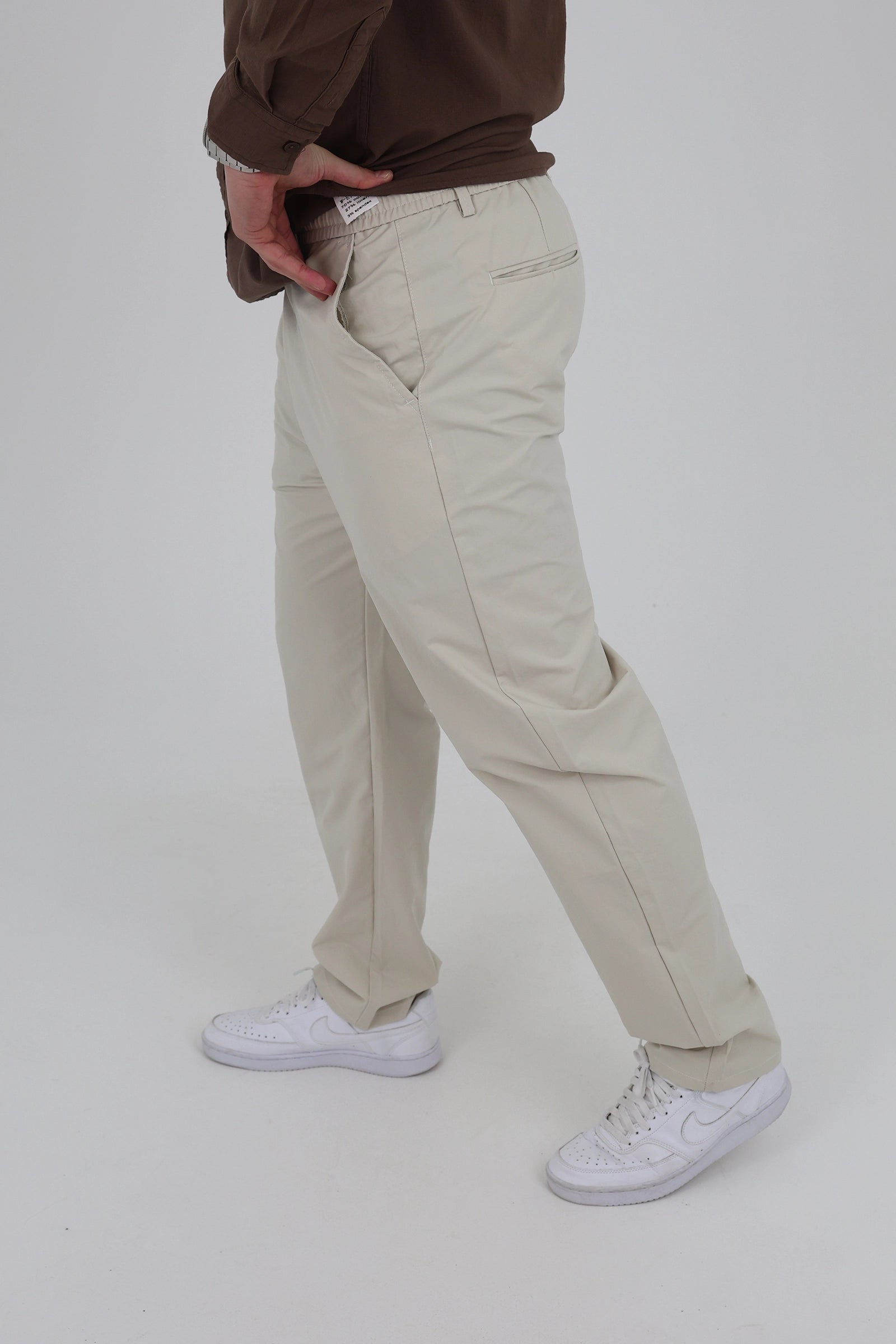 Pantallona loose fit linen