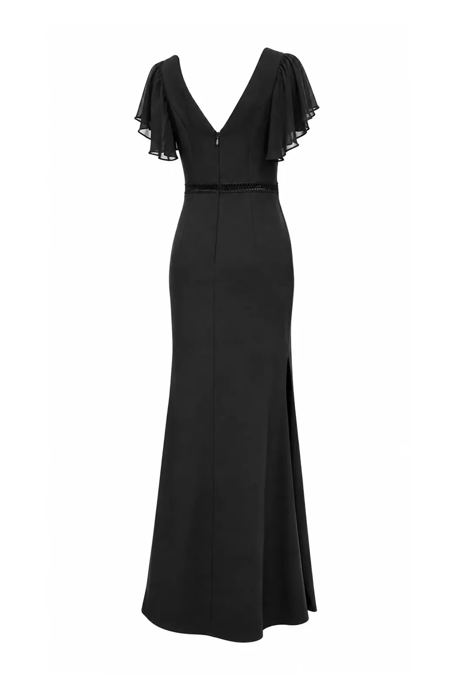 Fustan flutter sleeves