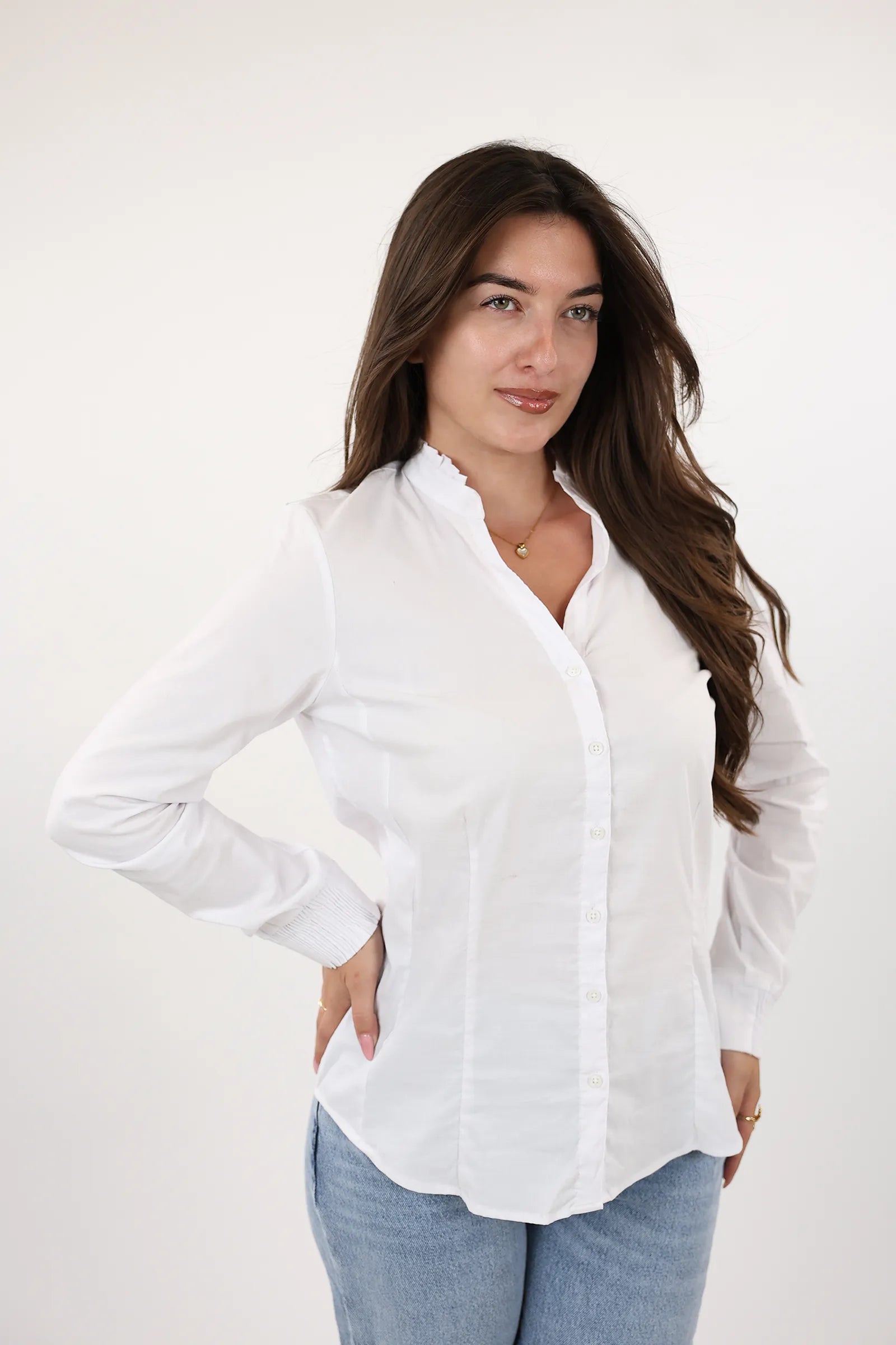 KËMISHË STAND UP COLLAR