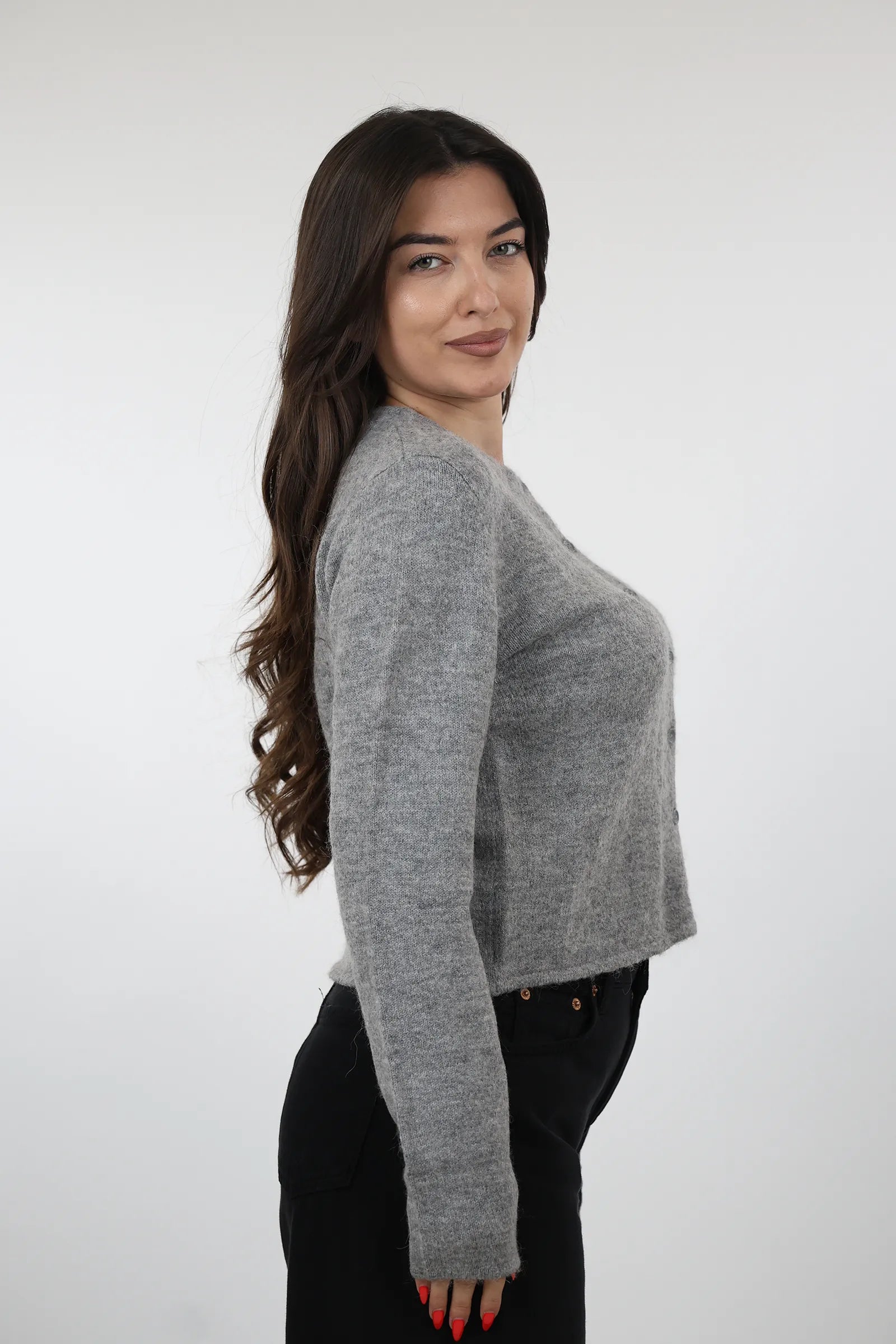 XHEMPER Button Cardigan