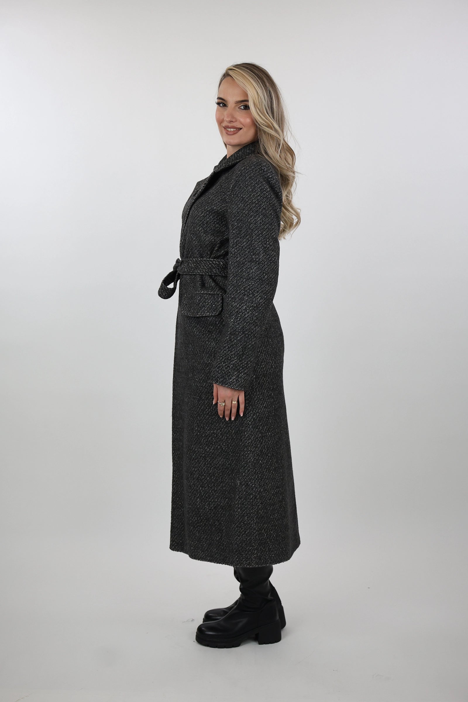 Pallto belted overcoat