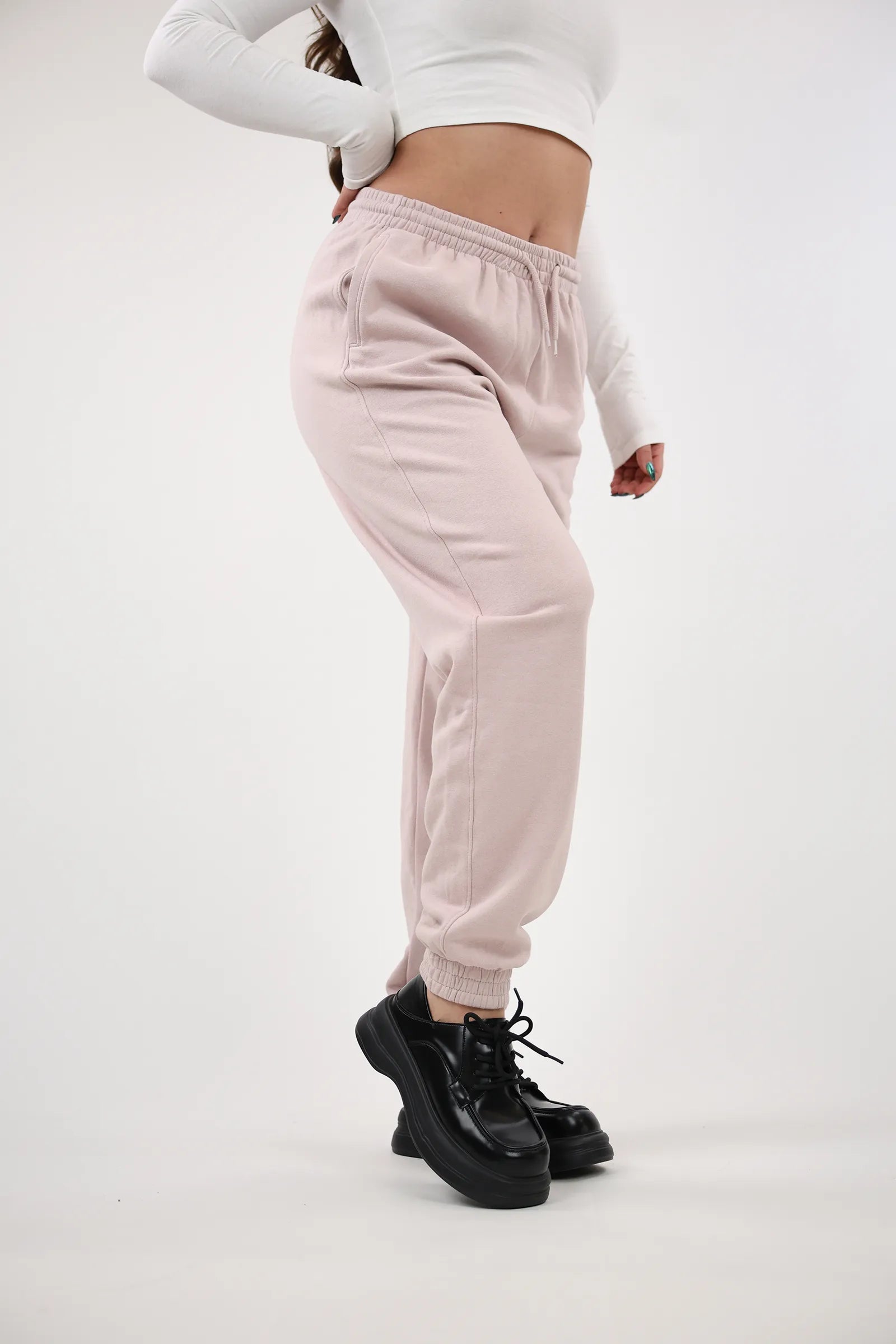 TRENERKA elastic waist fleece