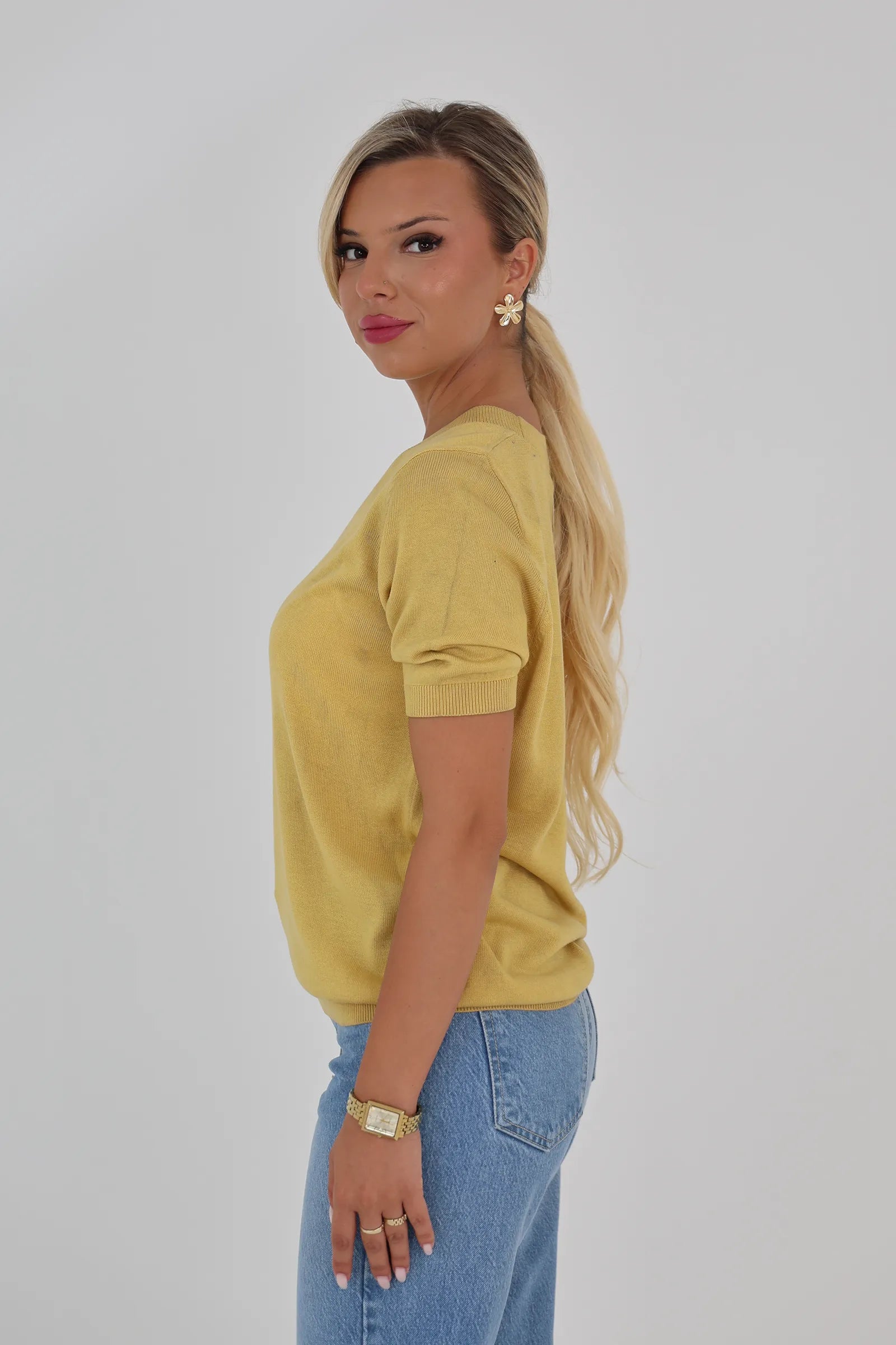 Maice knit tee