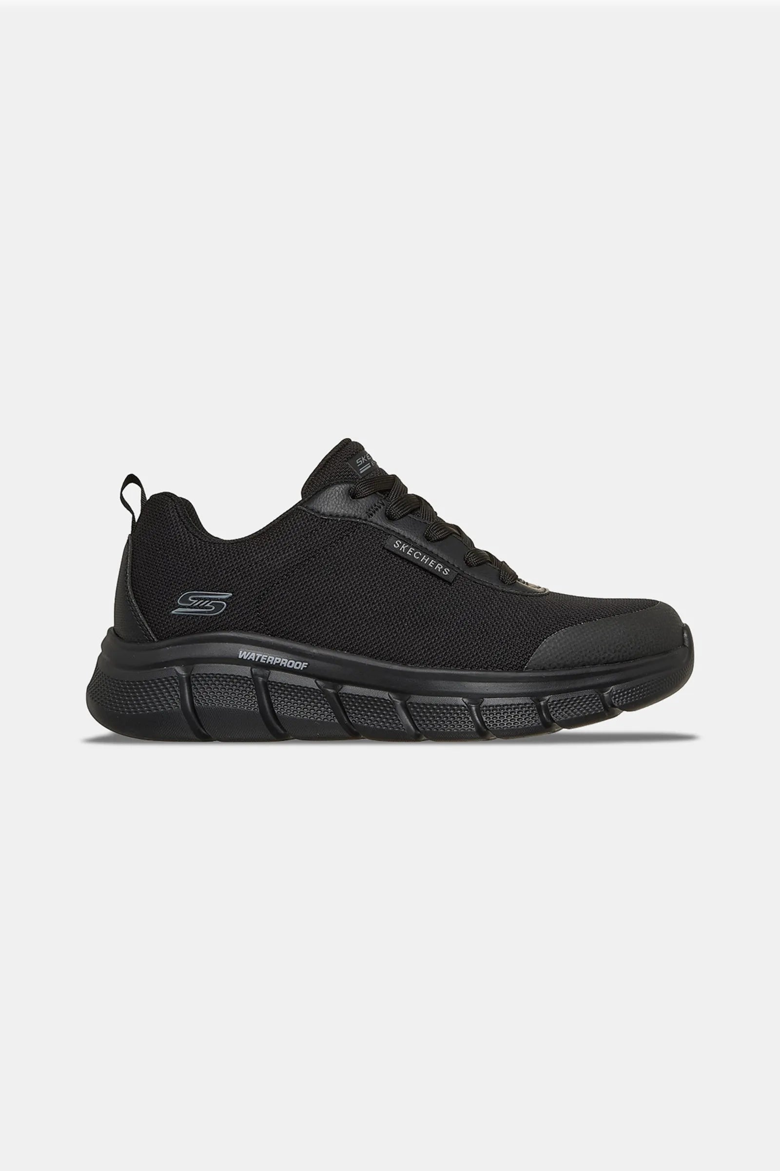 Skechers Waterproof Mesh Lace Up 118111-BBK