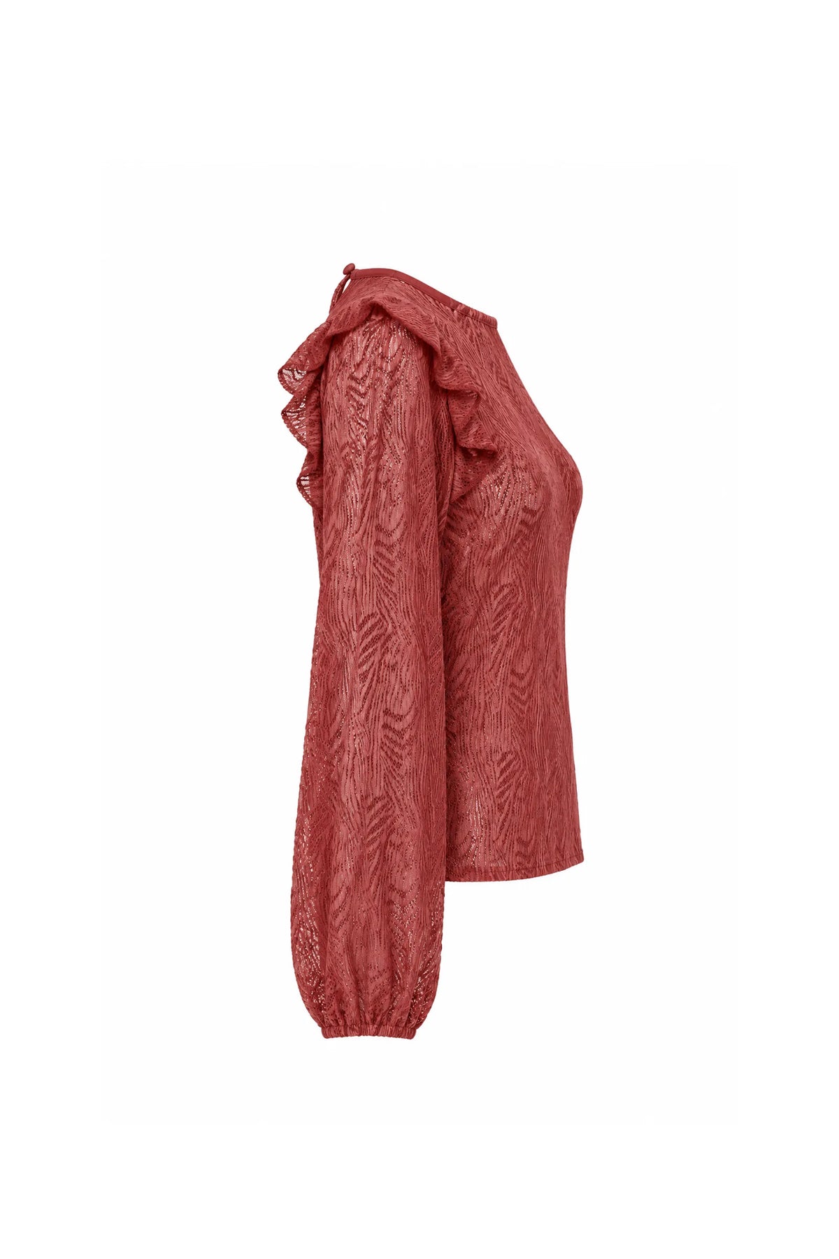 Bluze red burnout