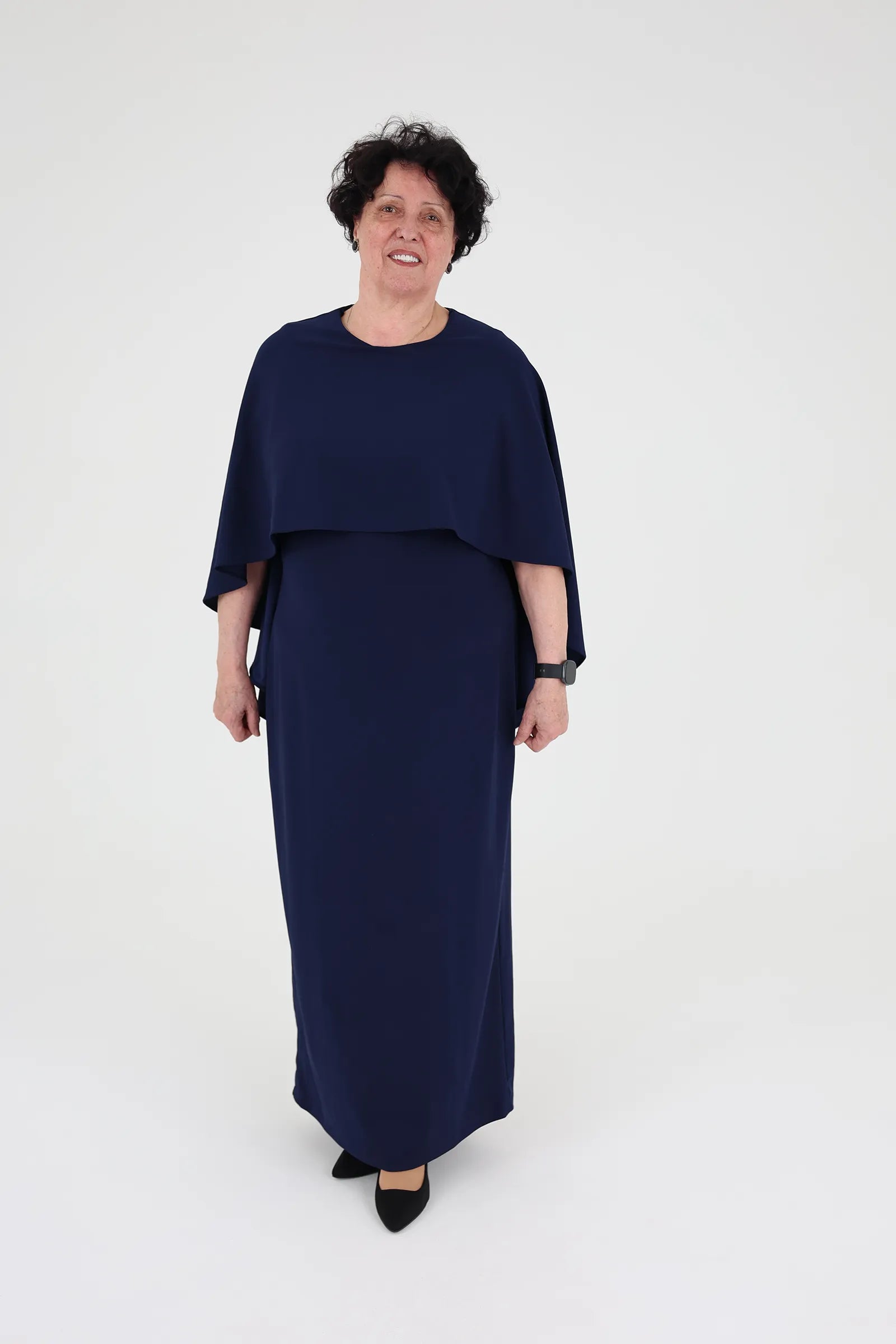 Fustan navy elegante