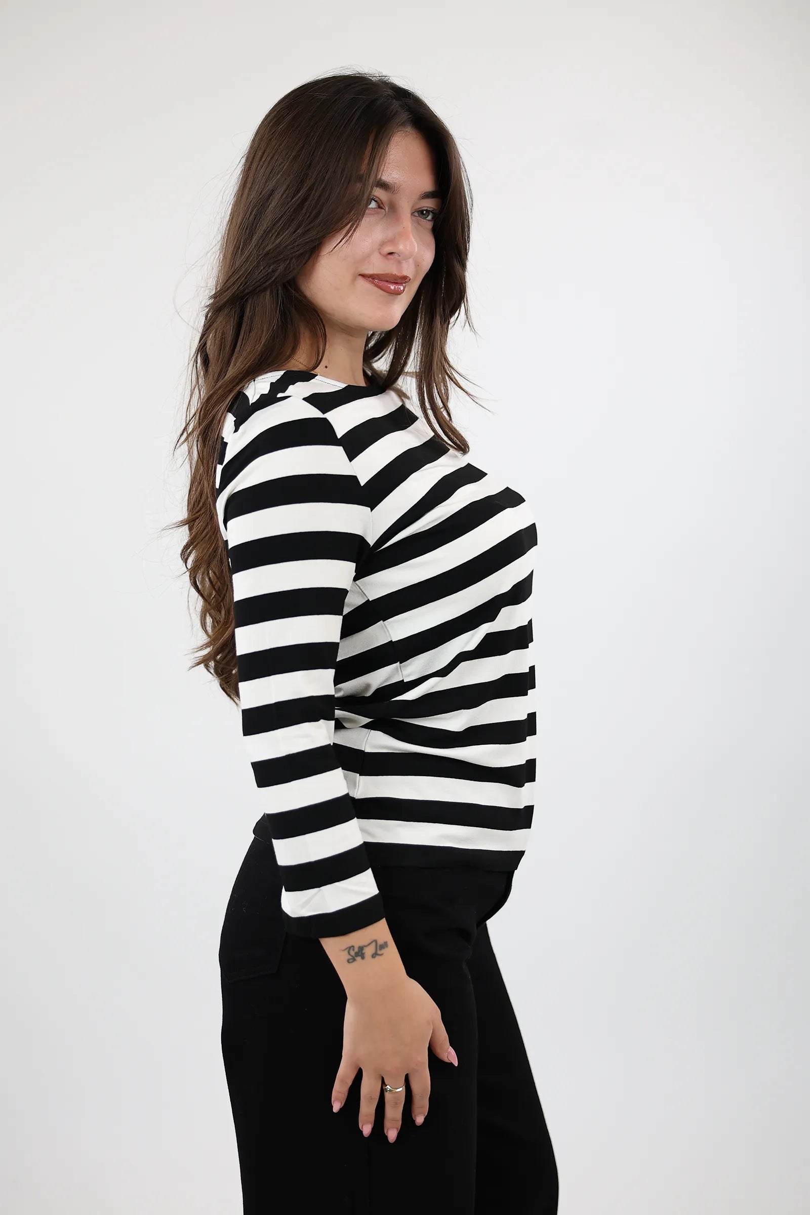 BLUZË COFFEE STRIPE