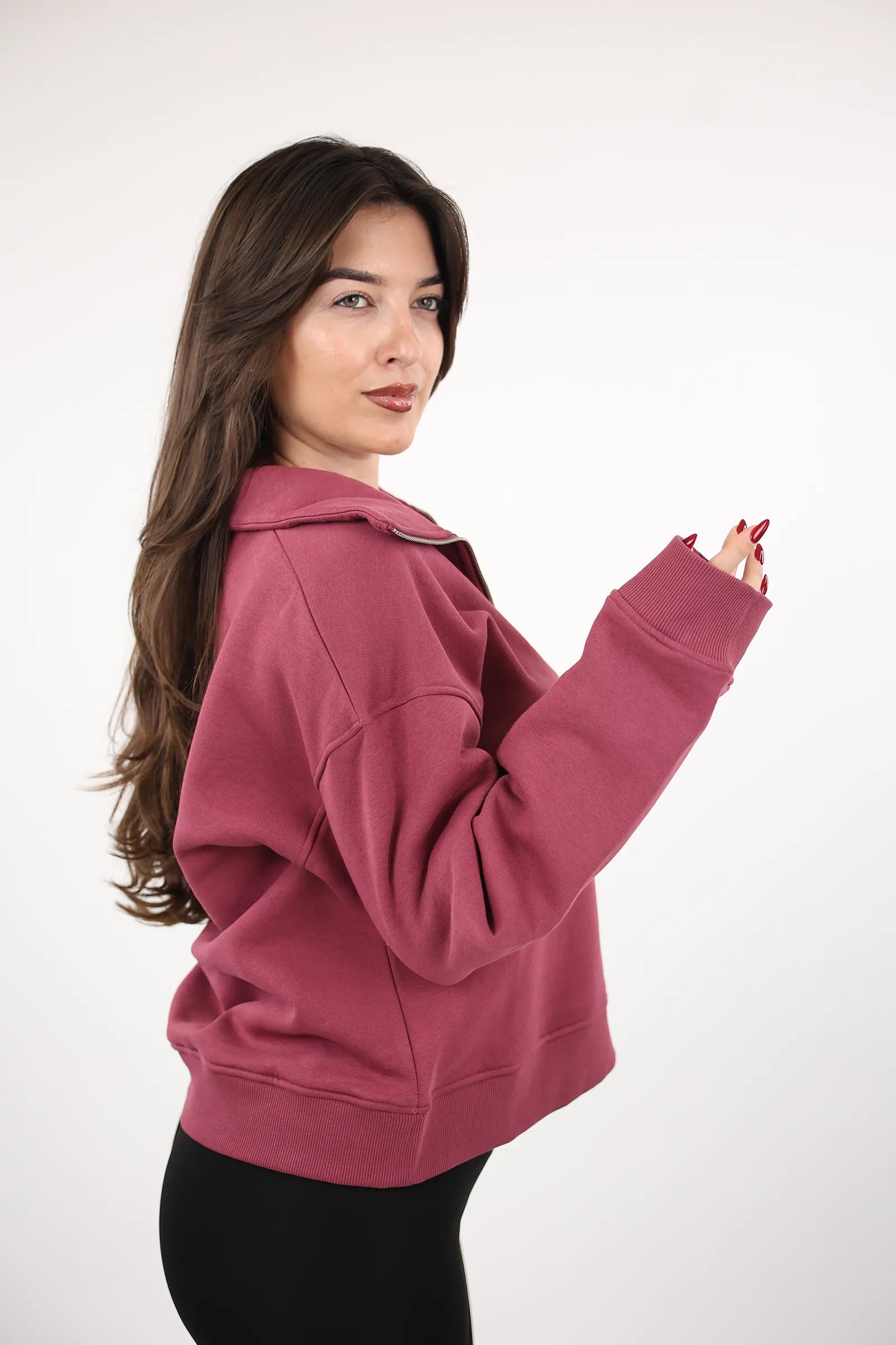 DUKS Pink Half-Zip