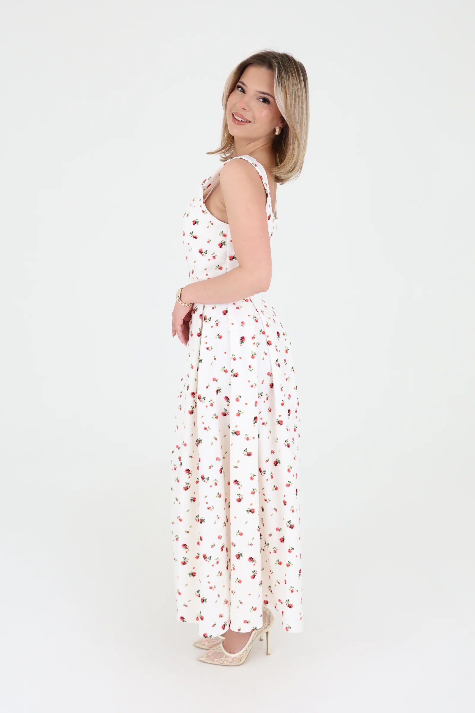 Fustan floral print