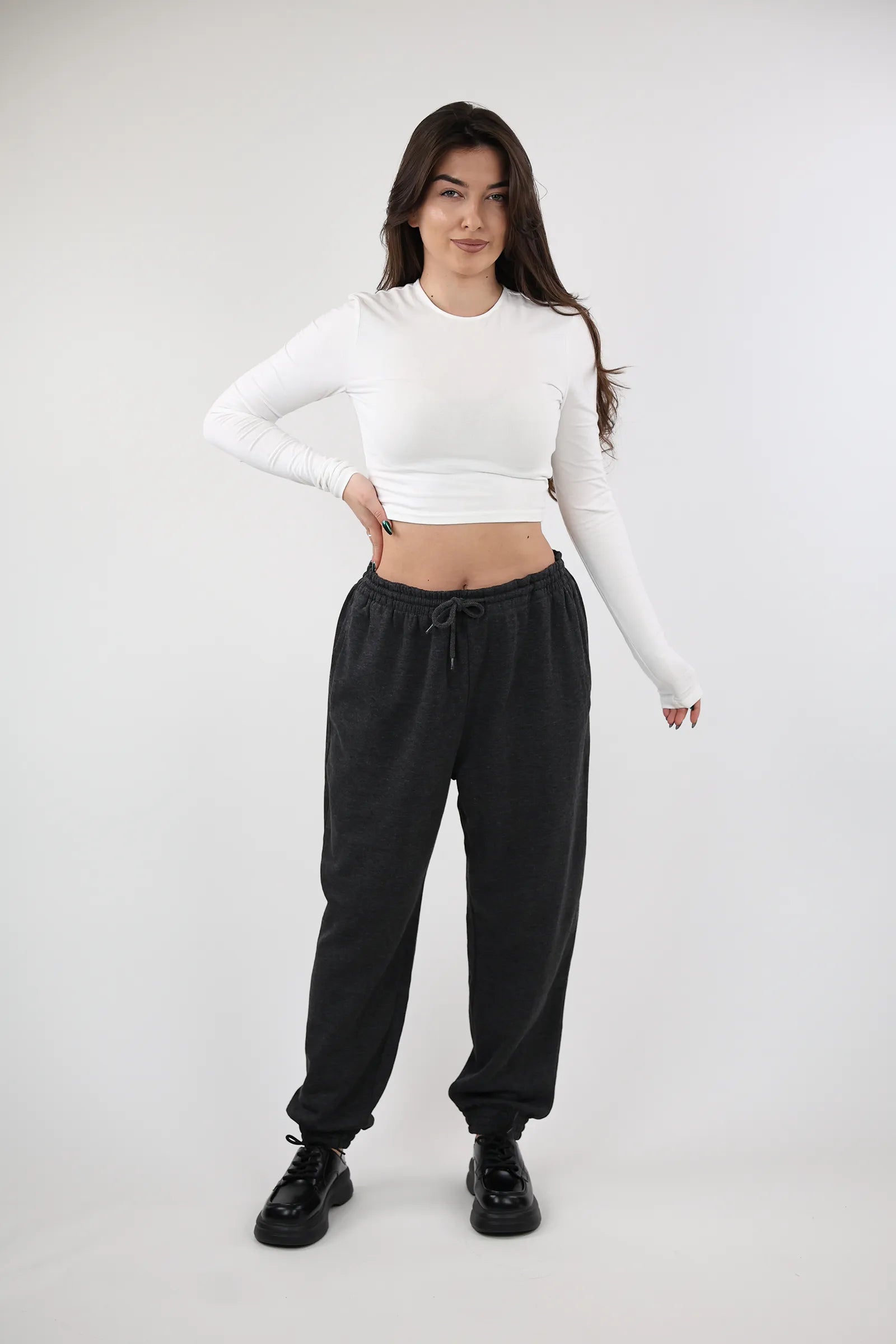 TRENERKA elastic waist fleece