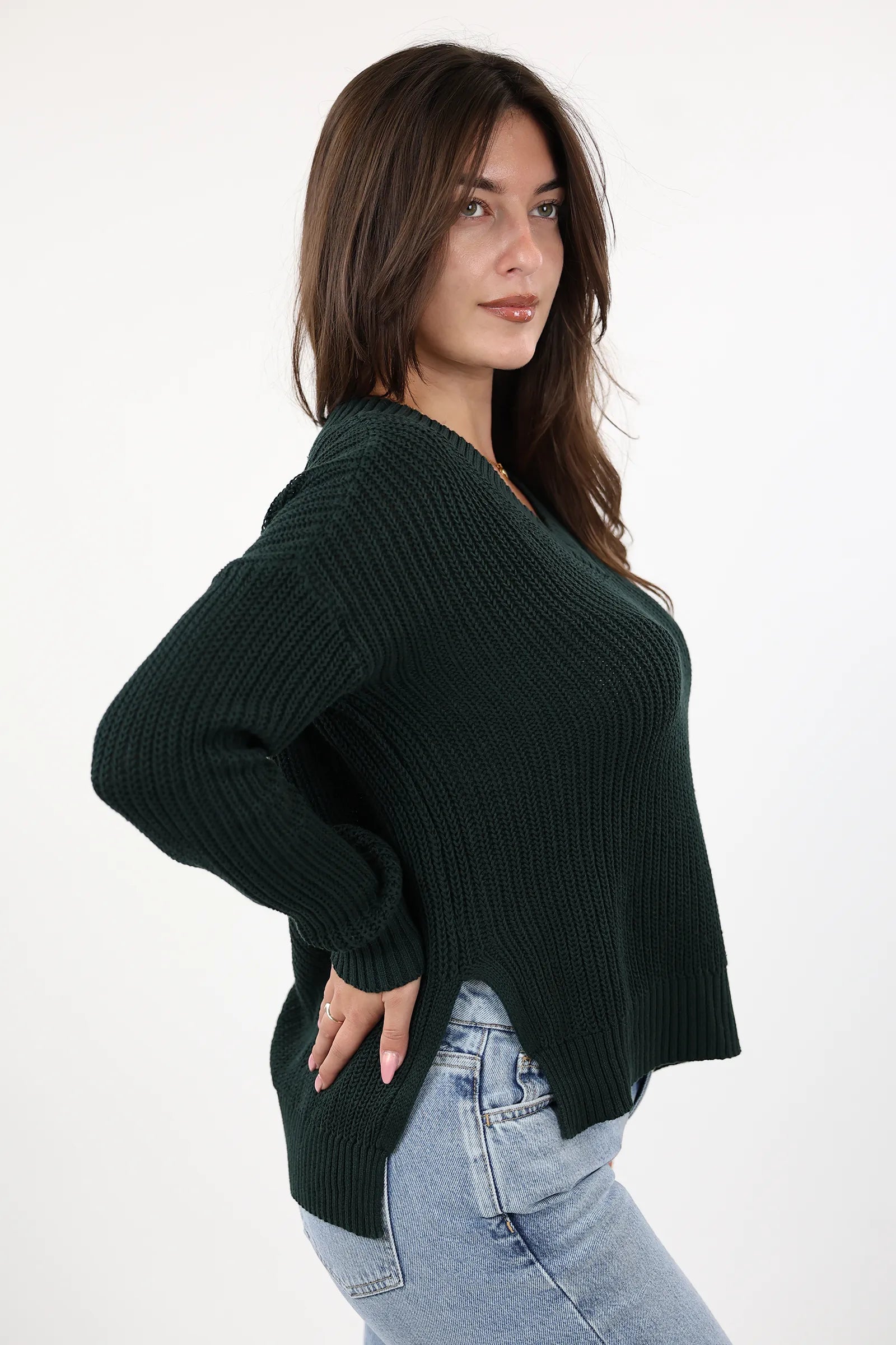 XHEMPER WOOL V NECK