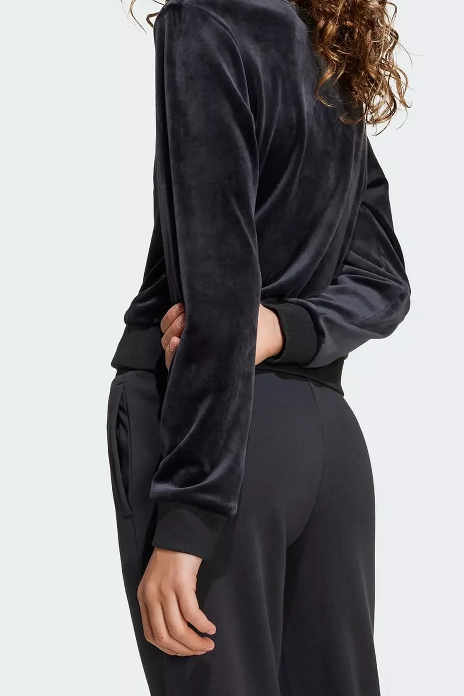 DUKS GIRL HOLIDAY GLAM CROPPED SWEATSHIRT