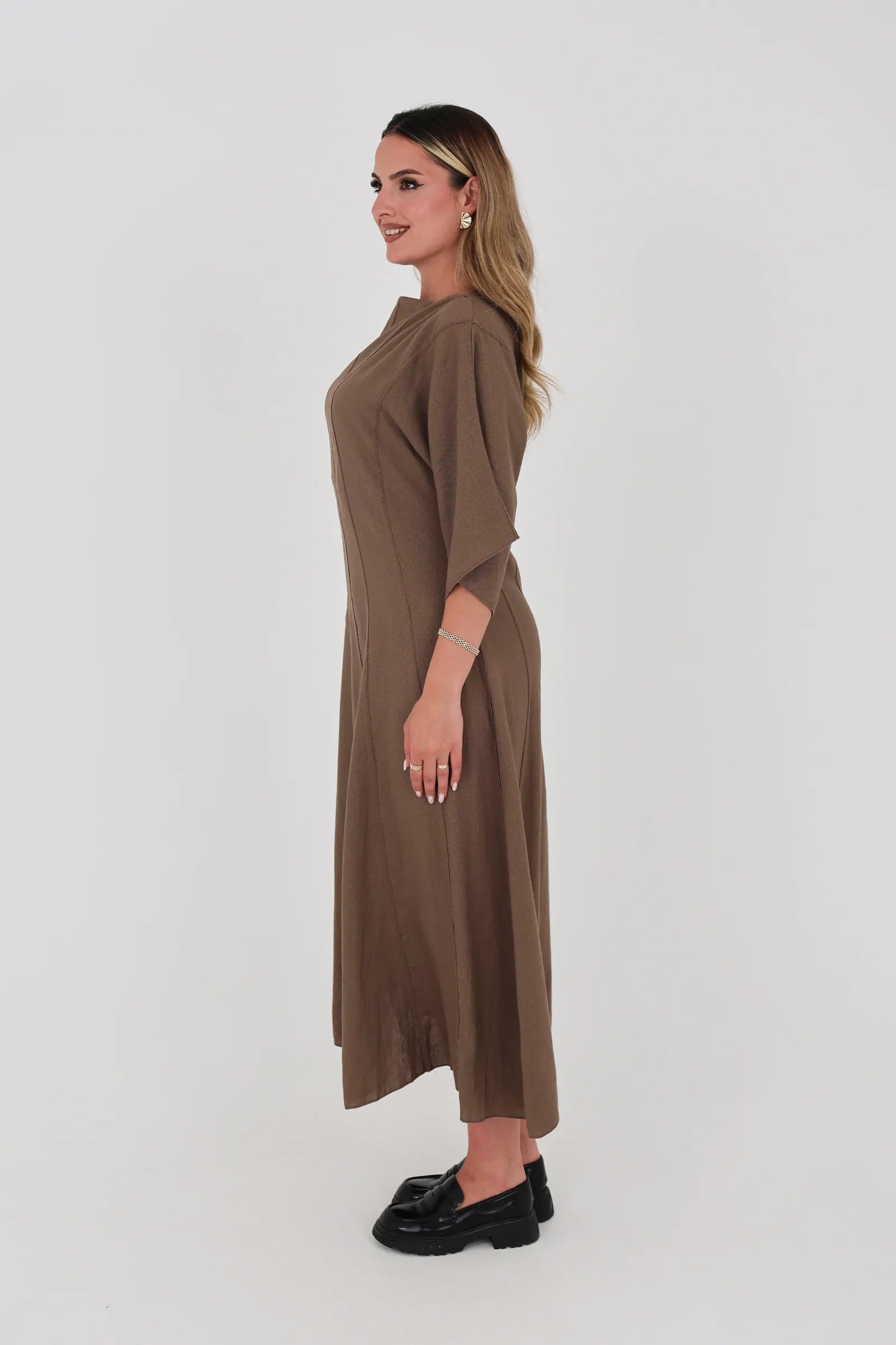 Fustan earth tone