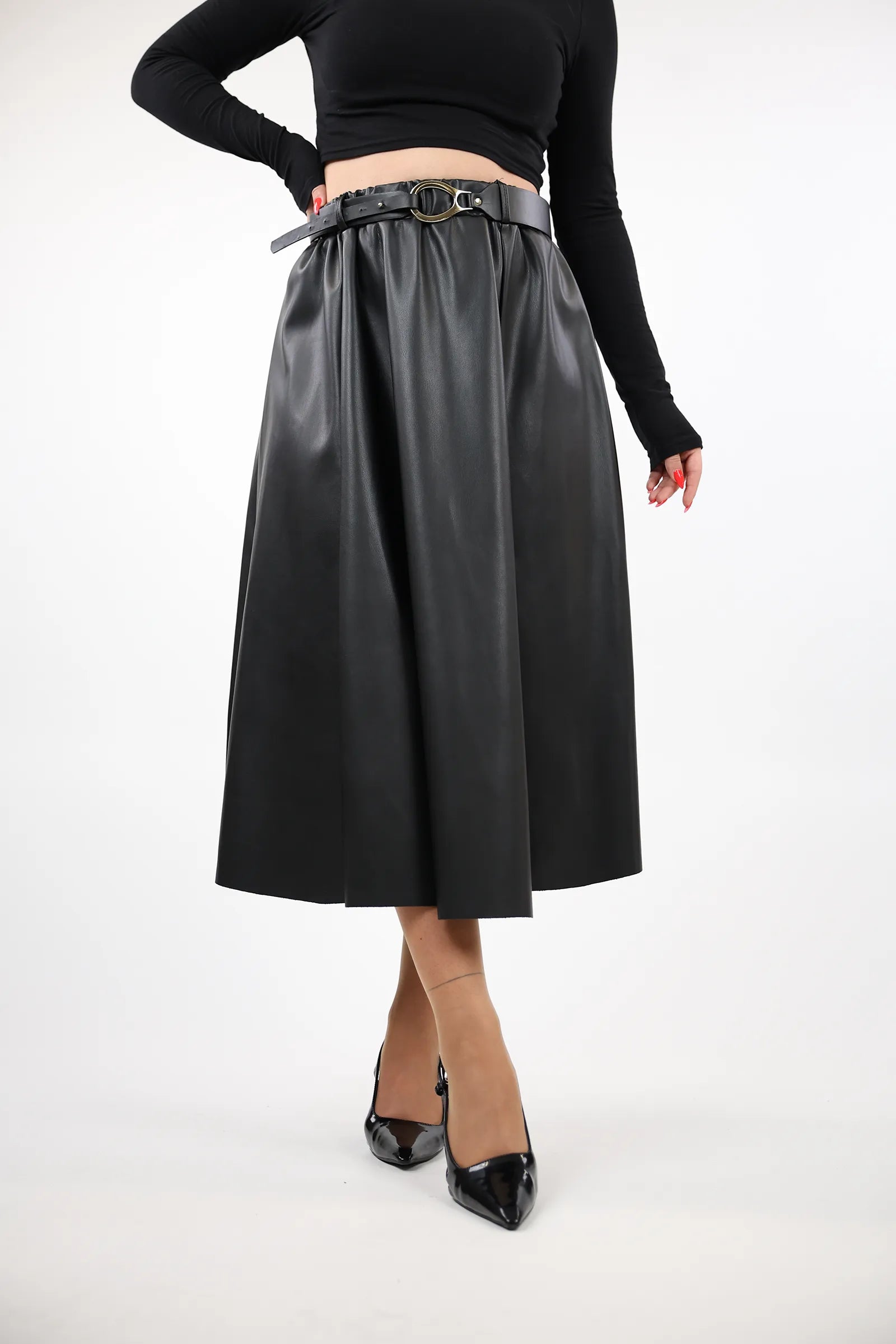 FUND Pleated A Line Midi