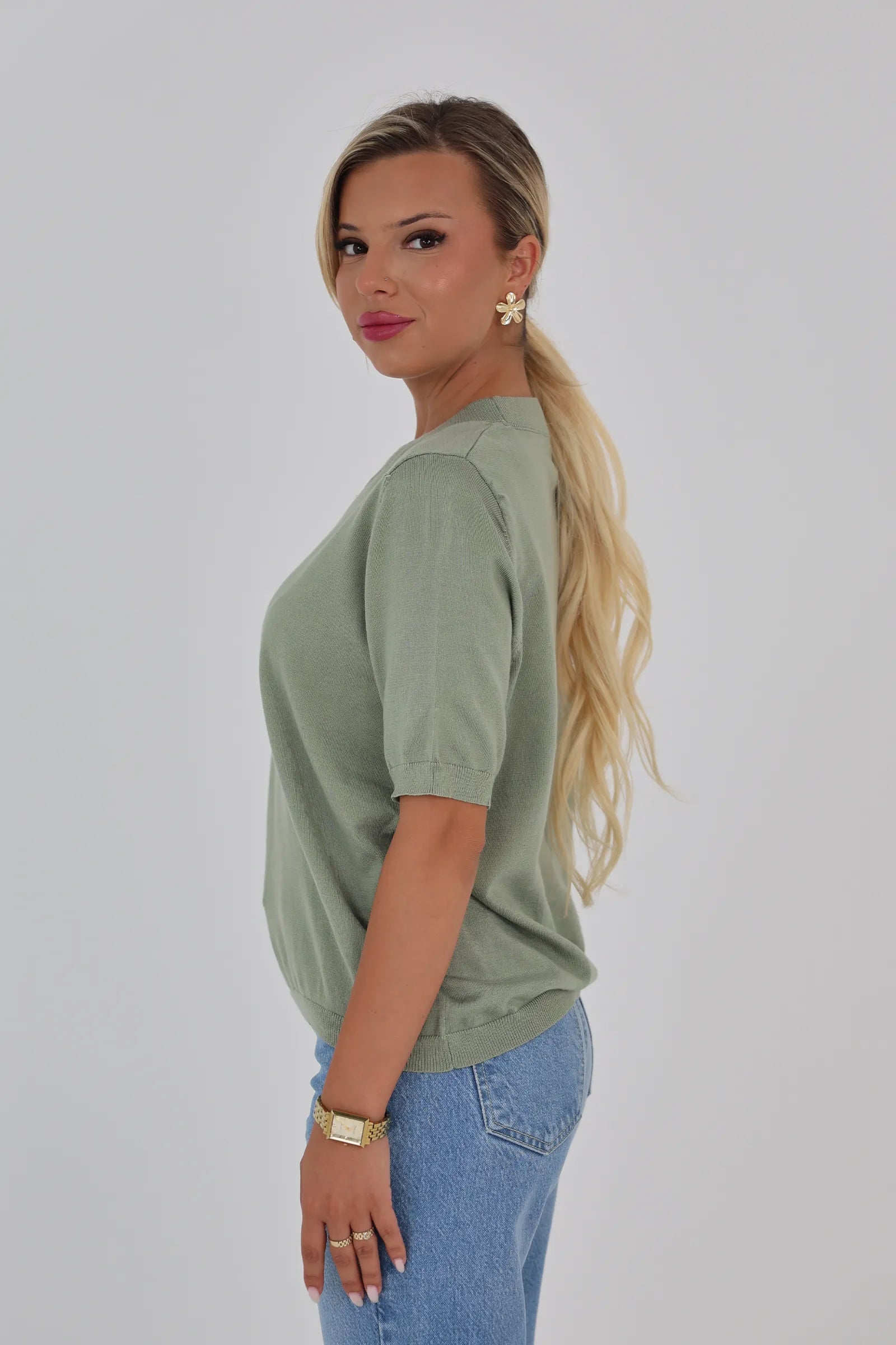 Maice knit tee