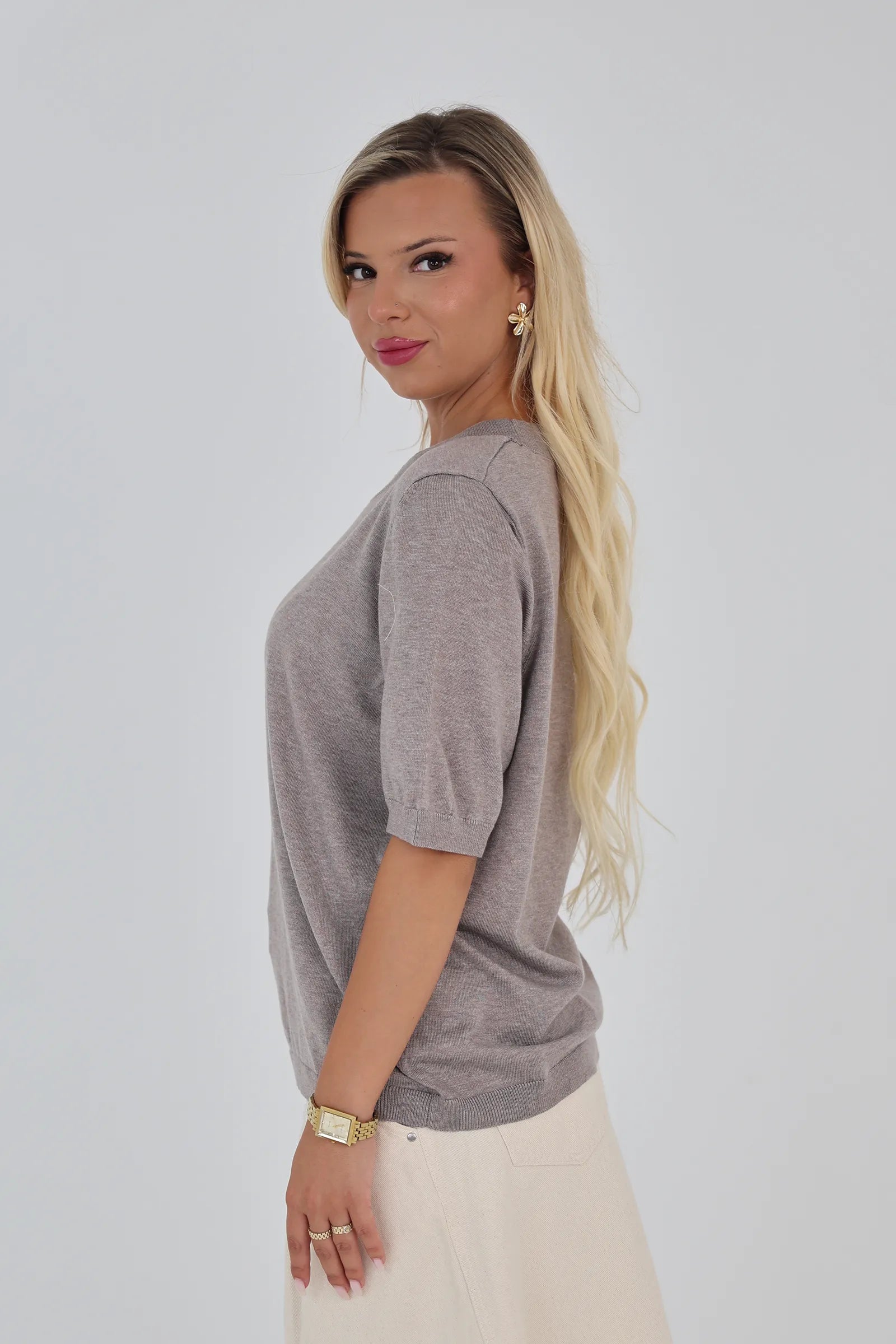 Maice knit tee