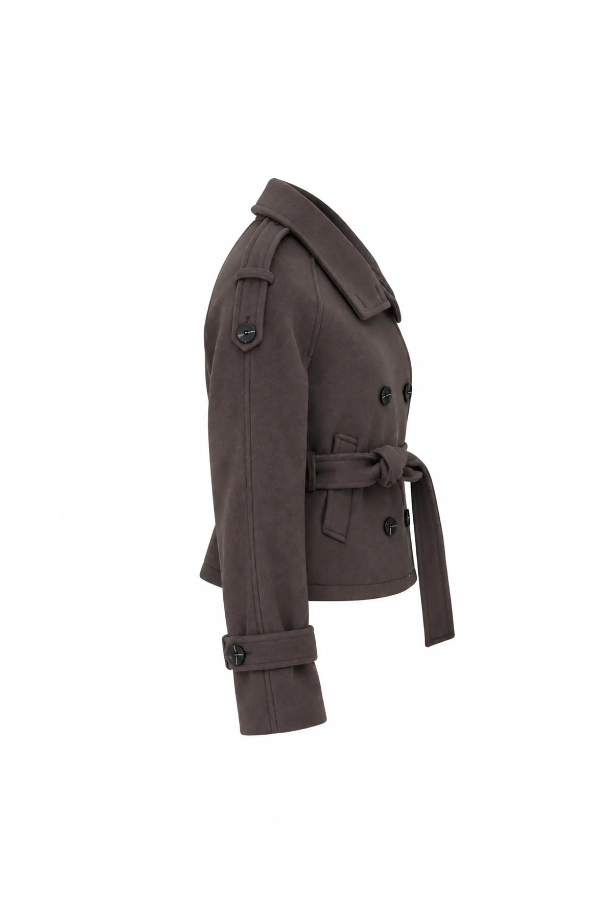 Pallto trench style wool