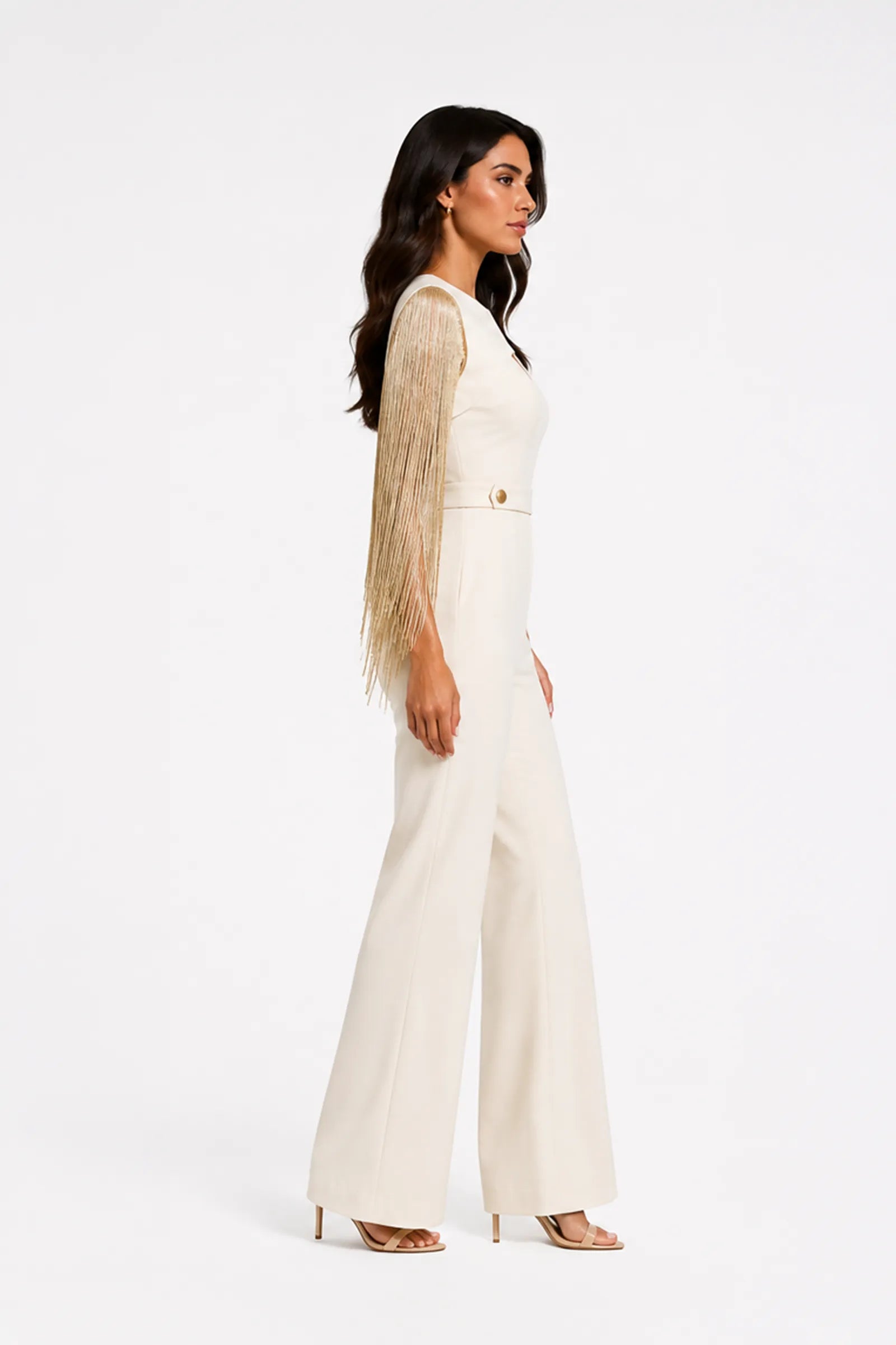 Kombinezon jumpsuit fringe