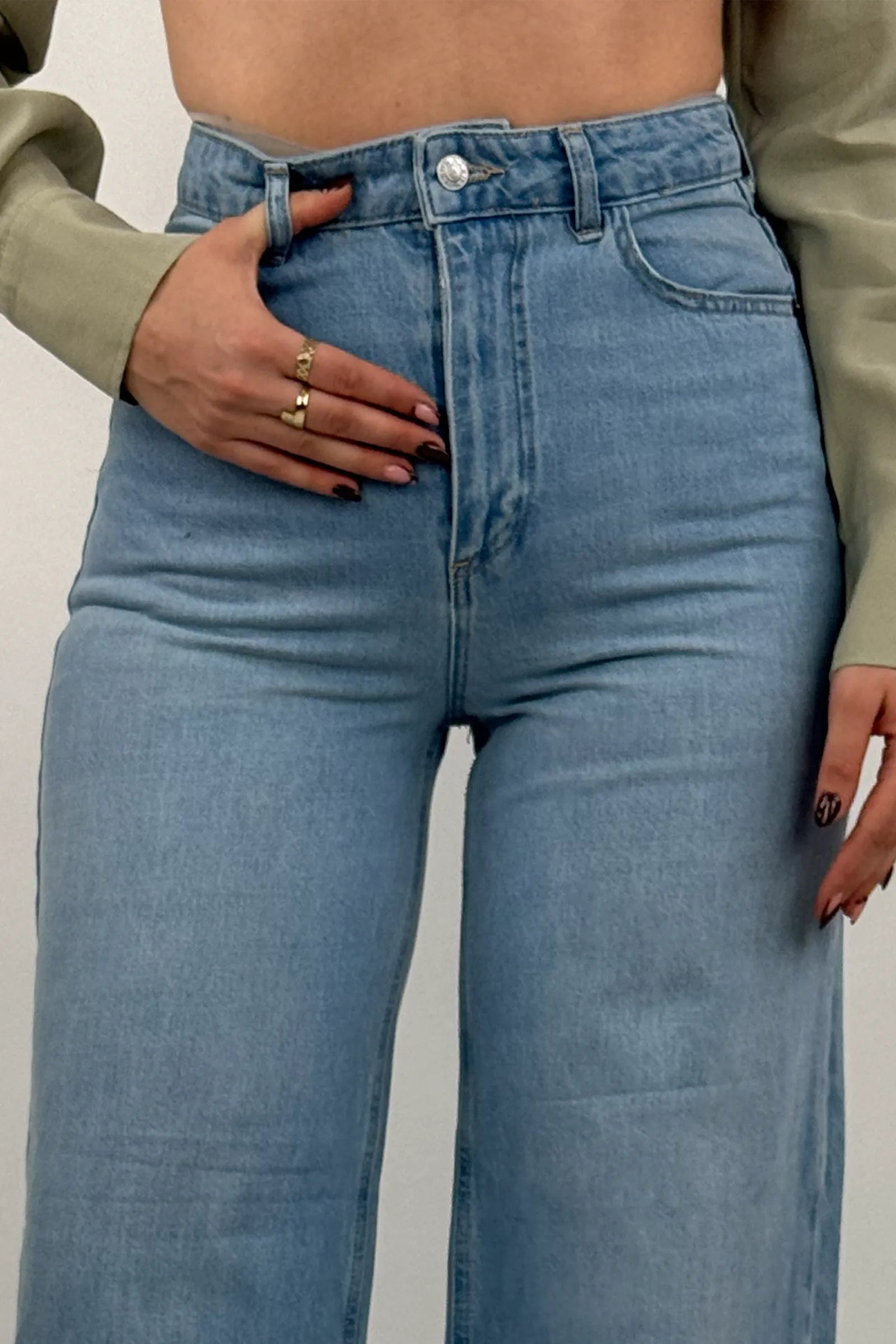 Farmerka trendy wide leg