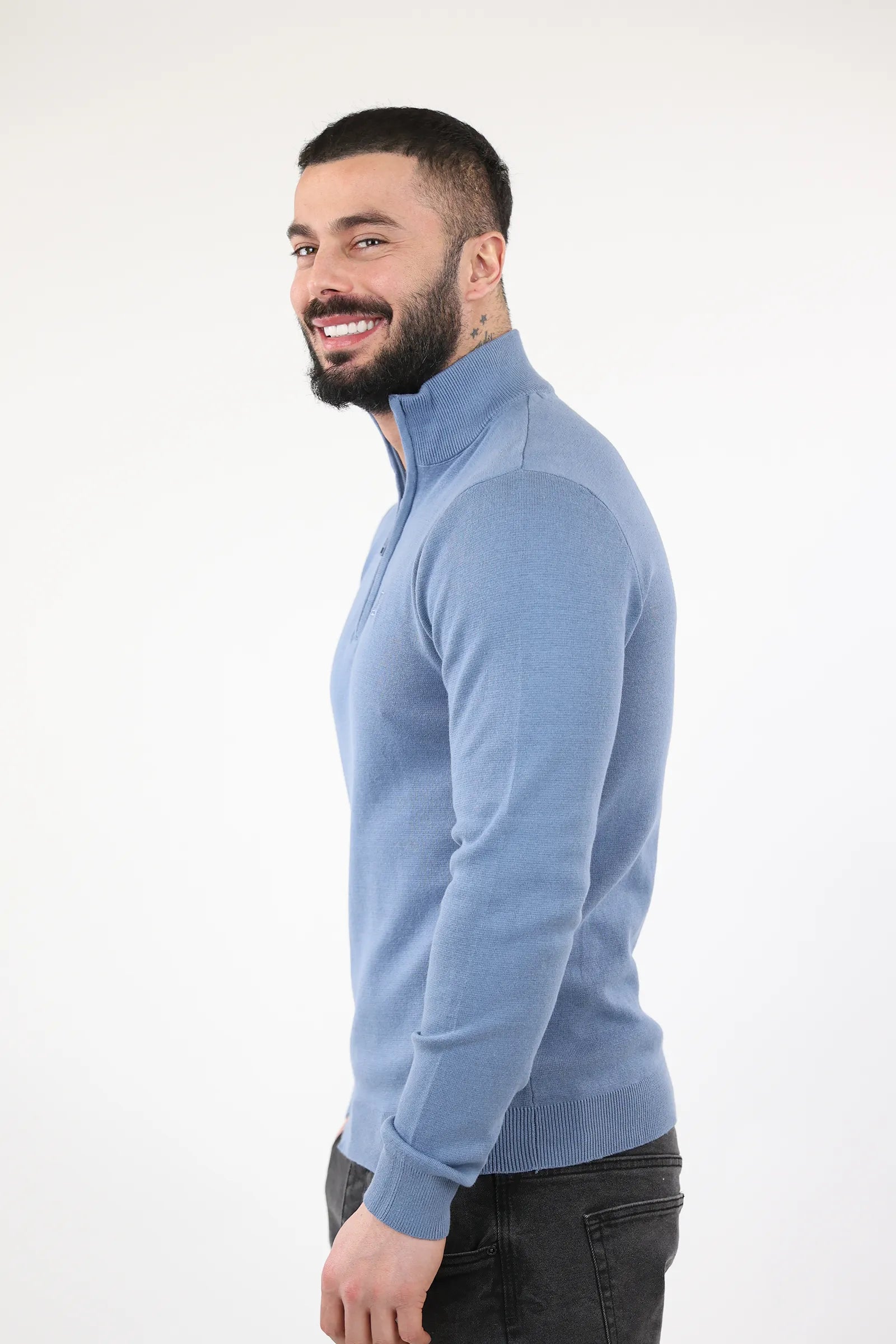 XHEMPER Classic Mock Neck