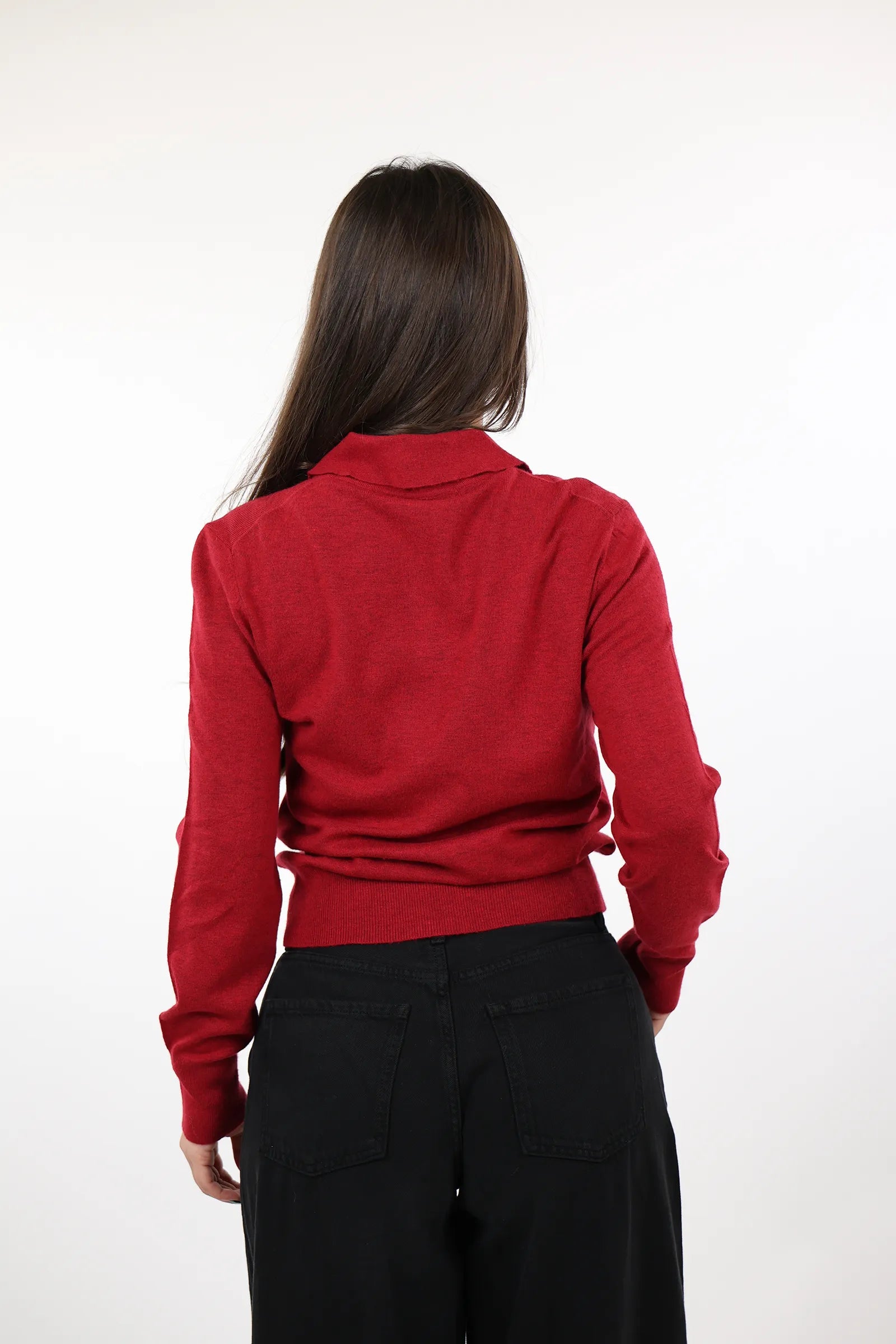 XHEMPER Knit Polo Top