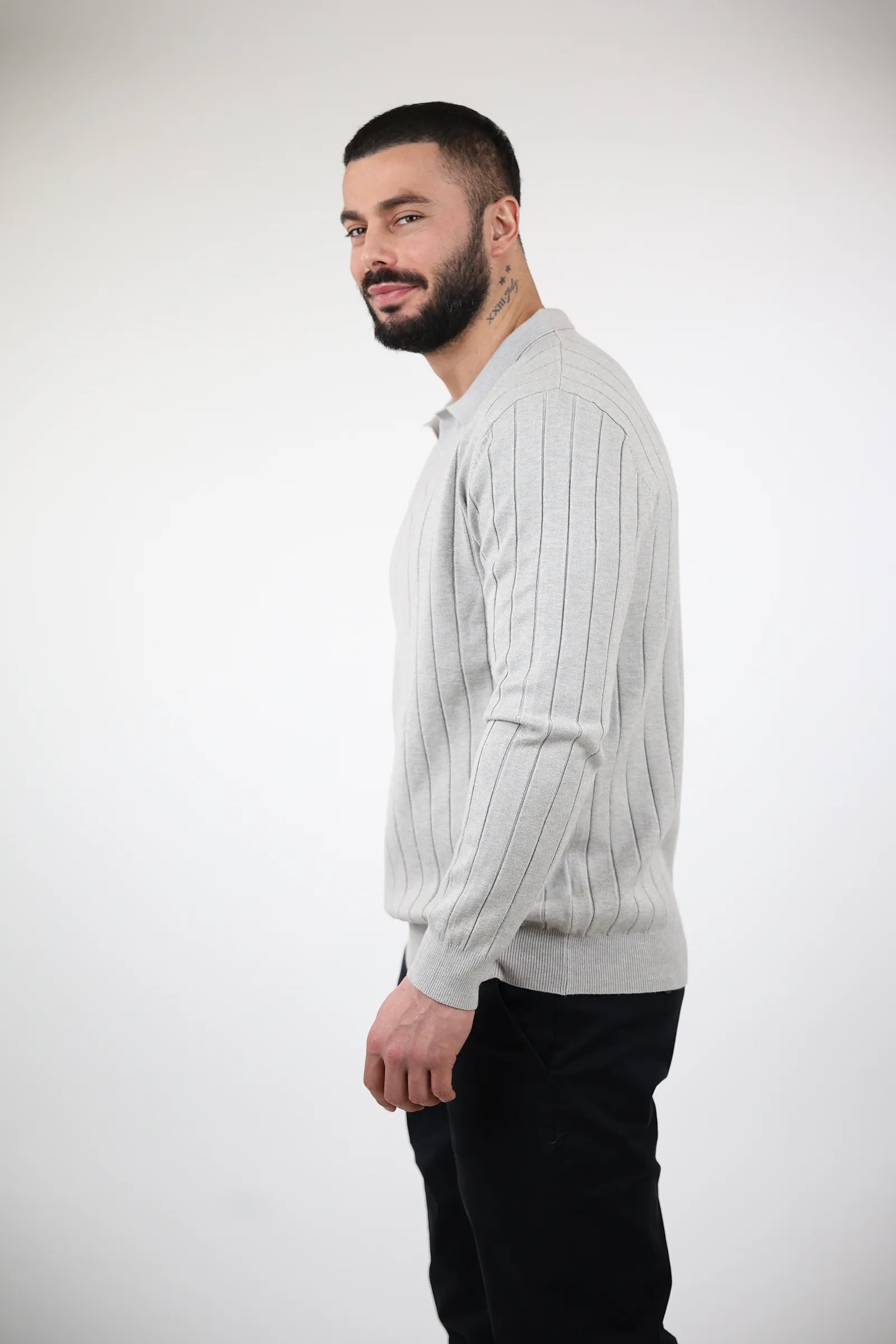 XHEMPER Textured Polo Shirt