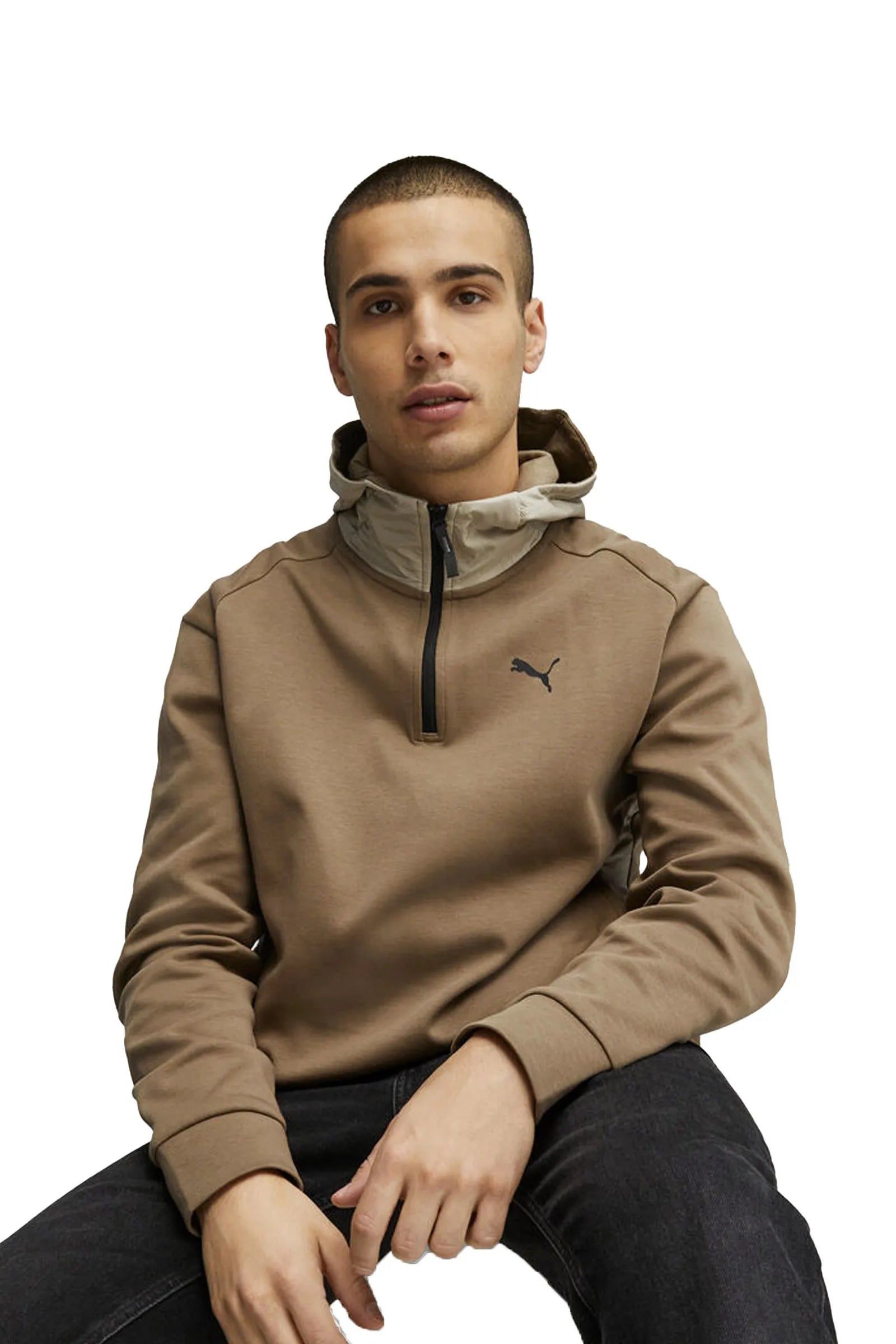 Duks puma rad/cal hal-zip hooded 675893-93